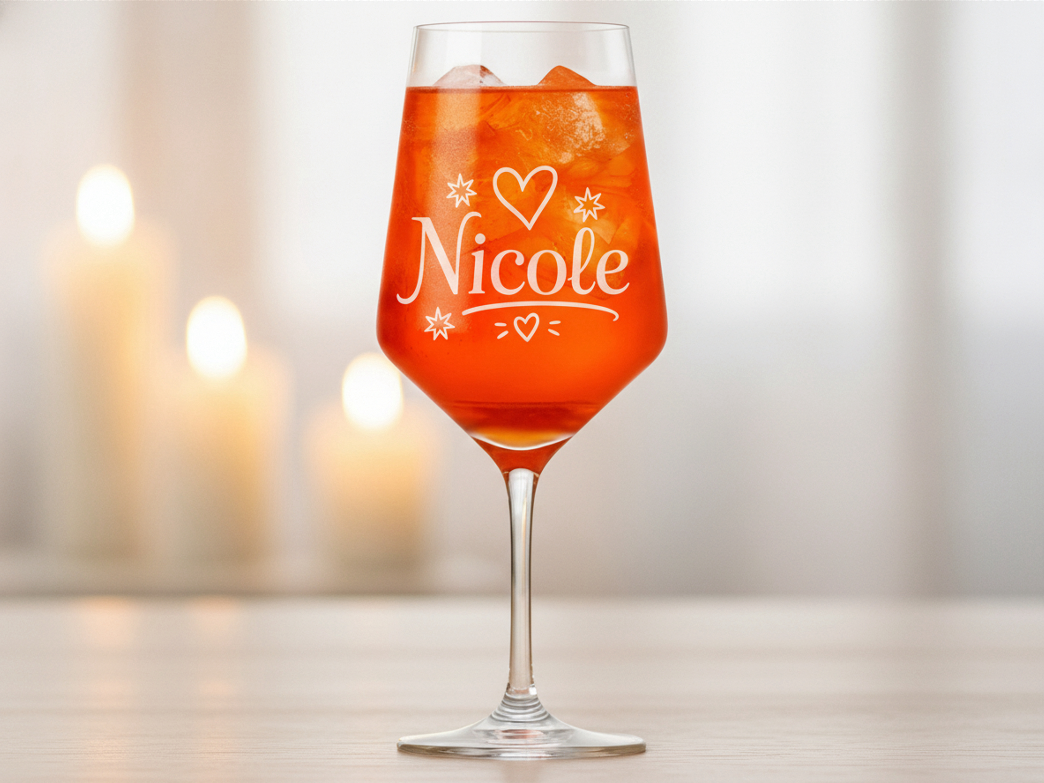 1x Weinglas Gravur Nicole 350ml spülmaschinenfest individuelles Design - Vorschau 2