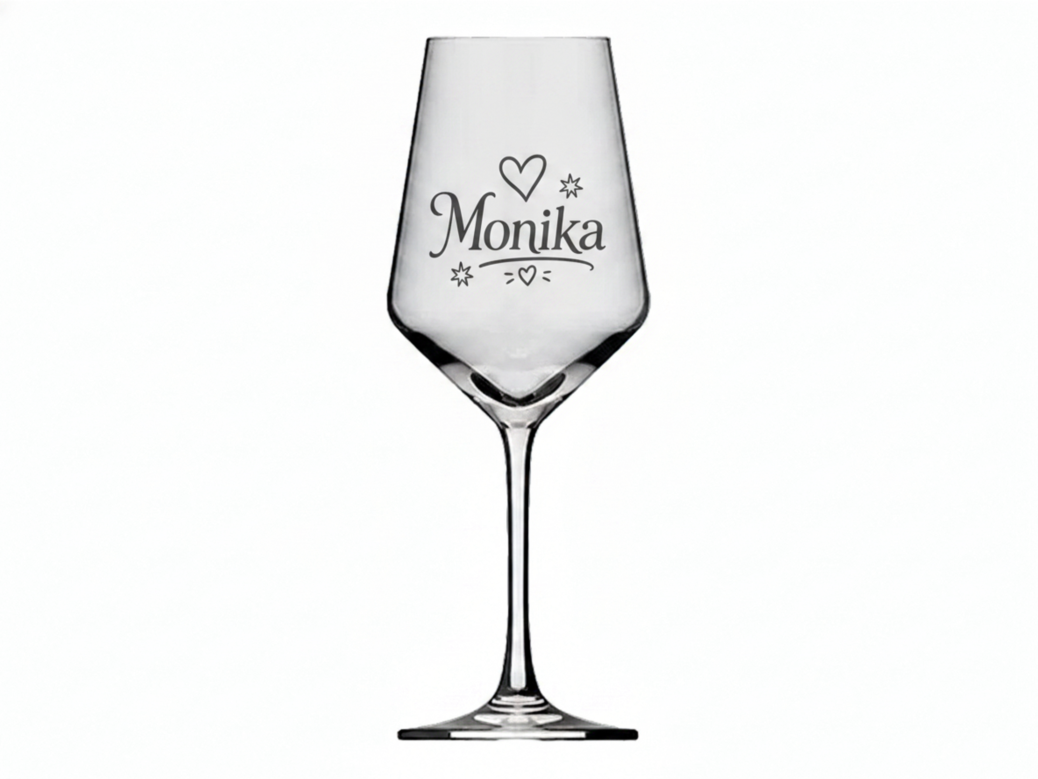 1x Weinglas Gravur Monika Namensglas 350ml spülmaschinenfest langlebig stabil - Vorschau 6