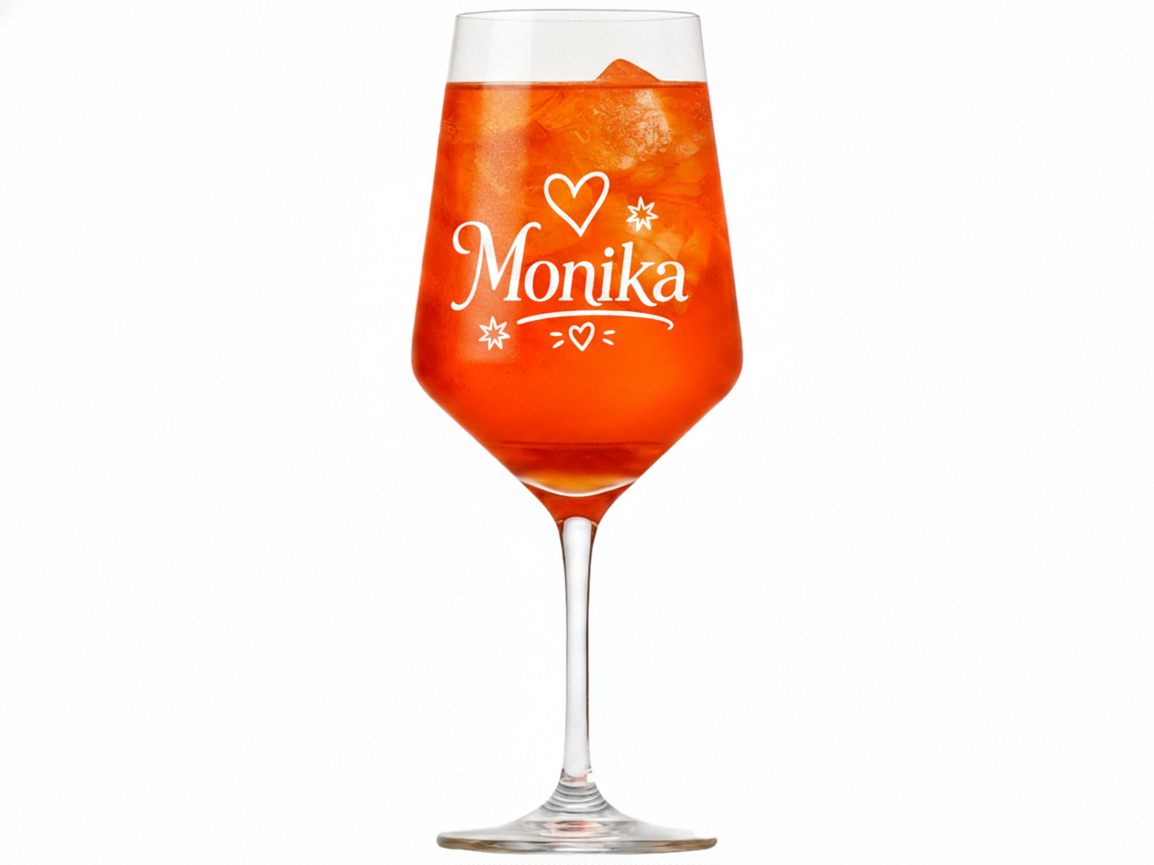 1x Weinglas Gravur Monika Namensglas 350ml spülmaschinenfest langlebig stabil - Vorschau 5