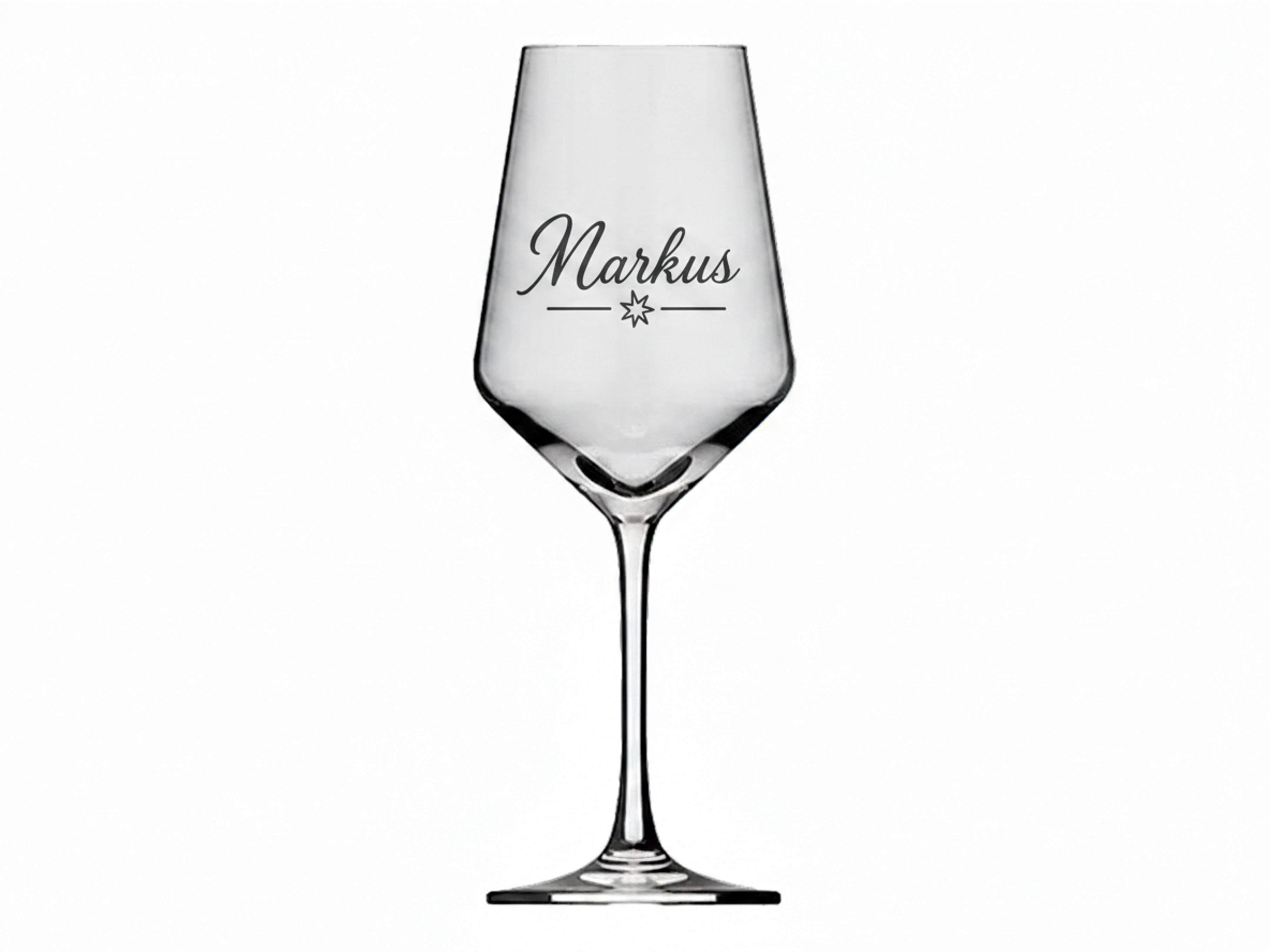 1x Weinglas Gravur Markus Namensglas 350ml spülmaschinenfest langlebig - Vorschau 6
