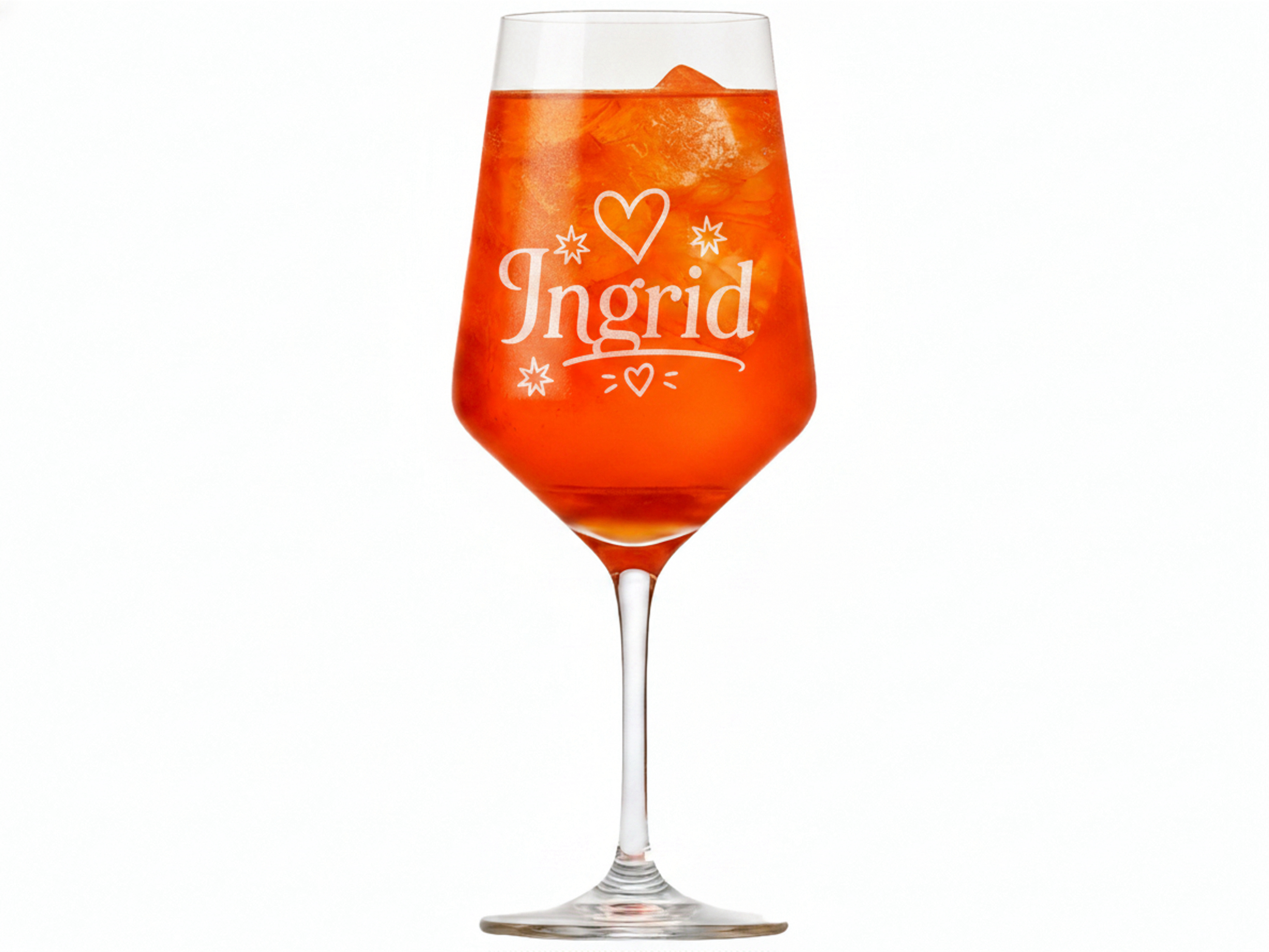 1x Weinglas Gravur Ingrid Namensglas 350ml spülmaschinenfest für jeden Anlass - Vorschau 5