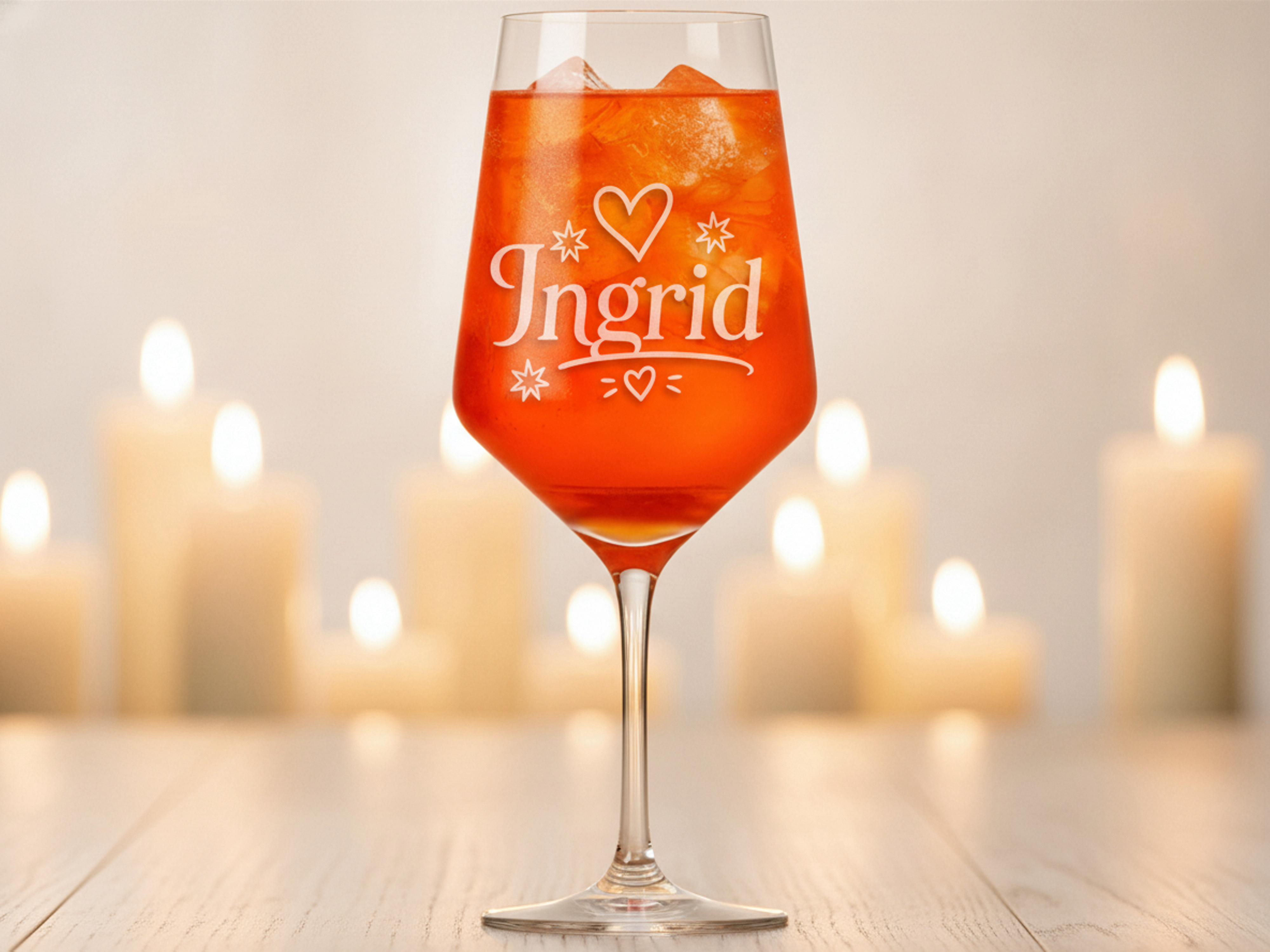 1x Weinglas Gravur Ingrid Namensglas 350ml spülmaschinenfest für jeden Anlass - Vorschau 2