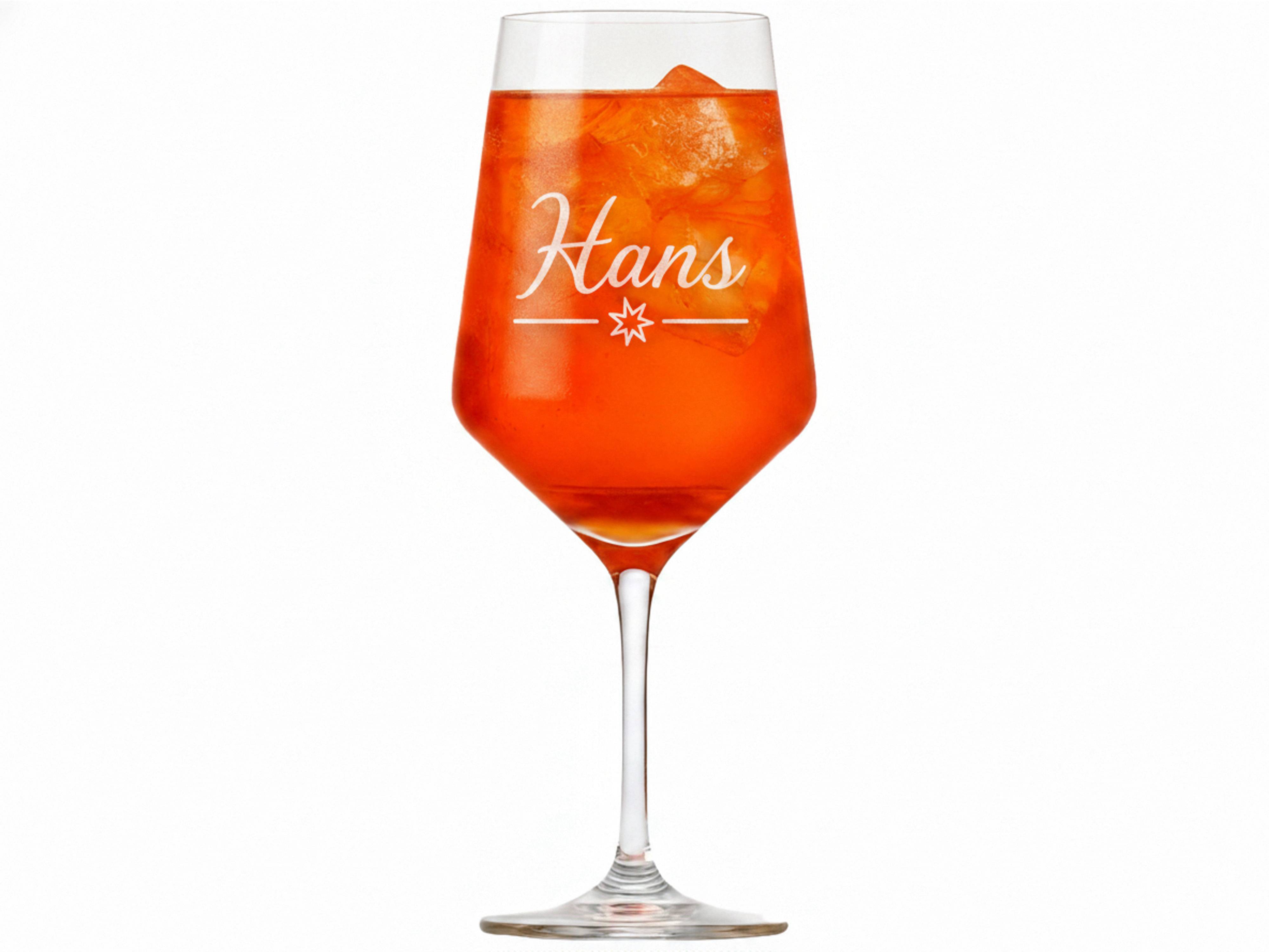1x Weinglas Gravur Hans Namensglas 350ml spülmaschinenfest und robust - Vorschau 5