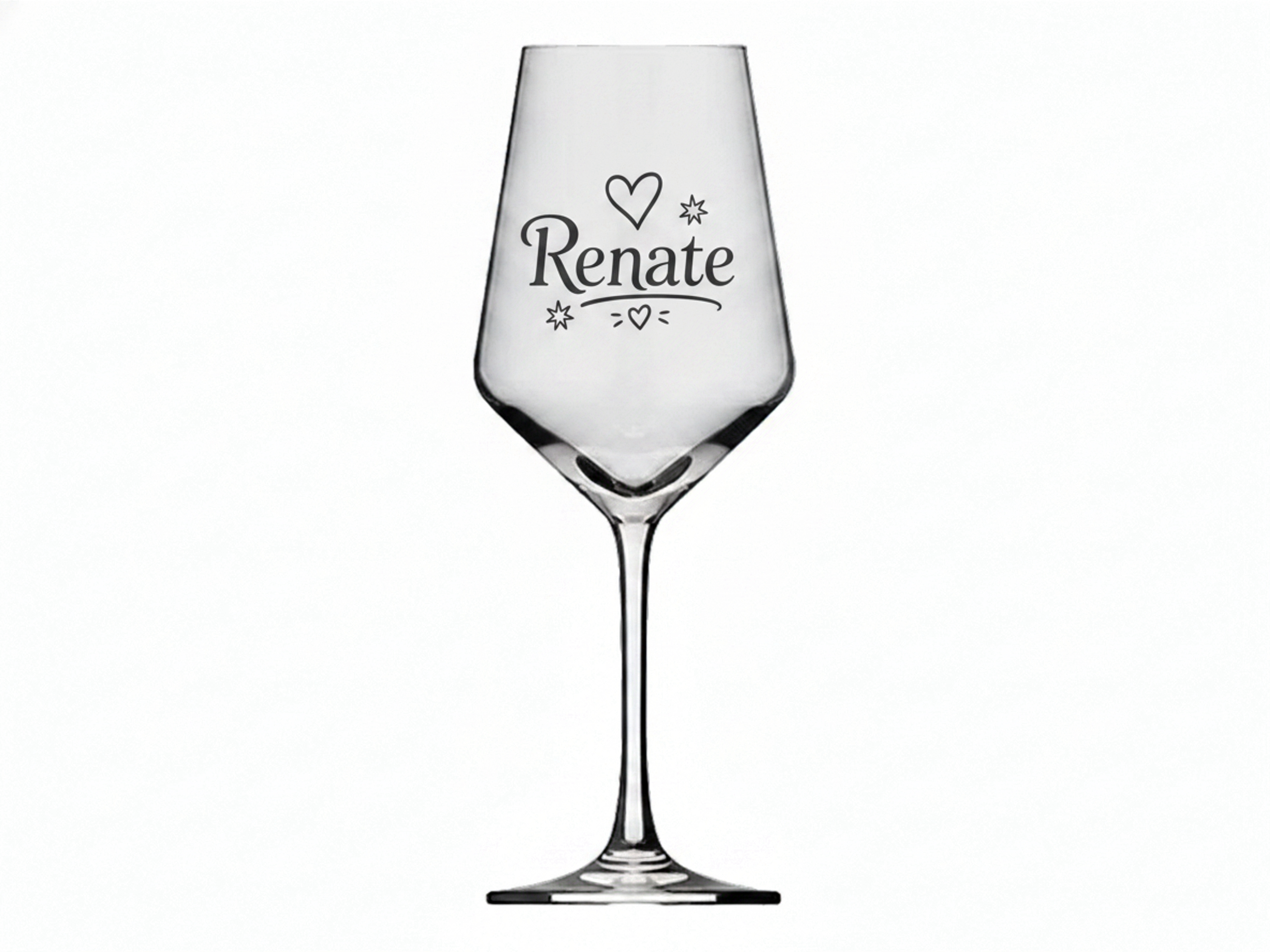 1x Weinglas Gravur Renate Namensglas 350ml spülmaschinenfest und robust - Vorschau 6