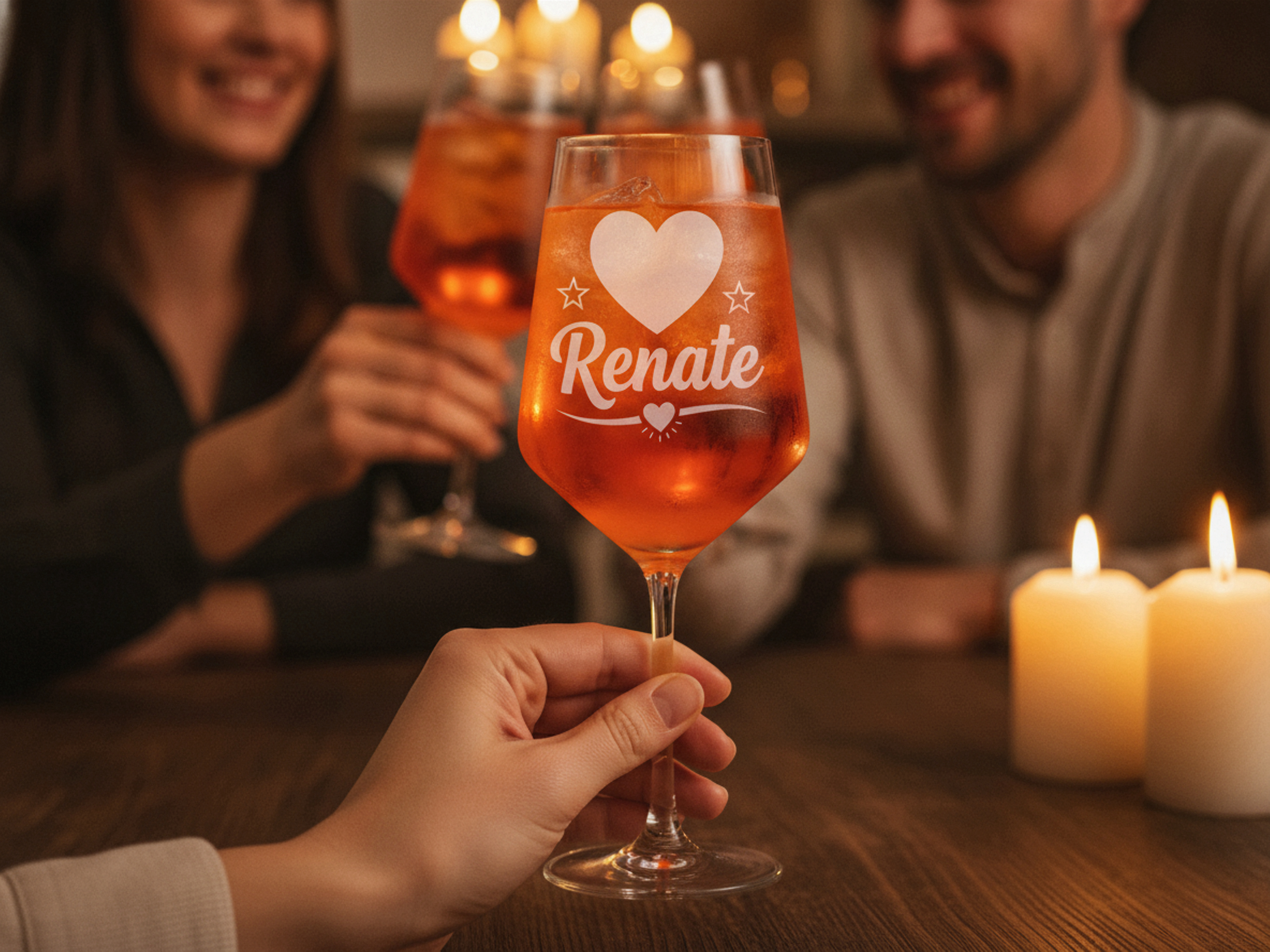 1x Weinglas Gravur Renate Namensglas 350ml spülmaschinenfest und robust - Vorschau 3
