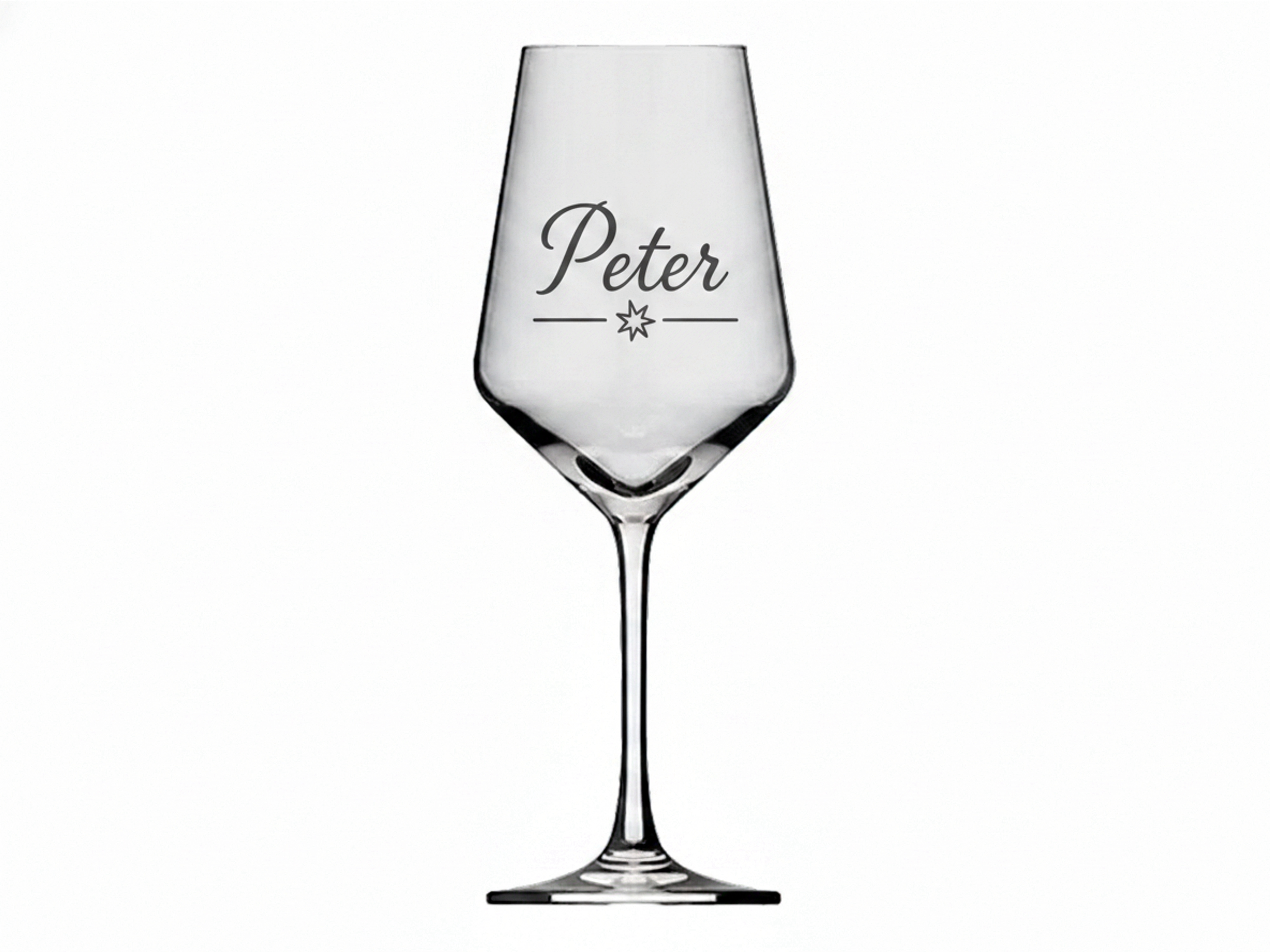 1x Weinglas Gravur Peter Namensglas 350ml spülmaschinenfest und robust - Vorschau 6