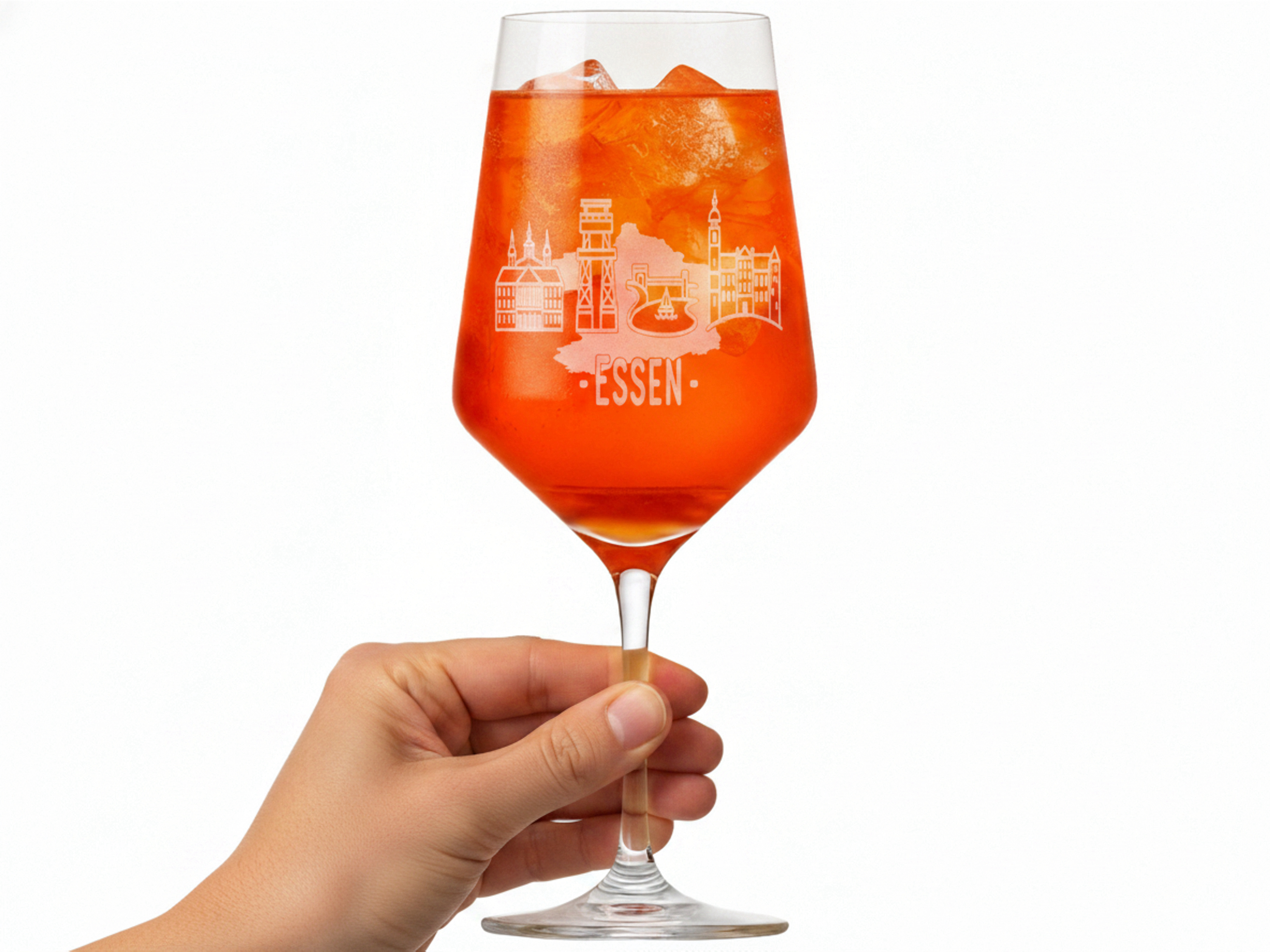 Weinglas Gravur Essen 350ml spülmaschinenfest langlebig und stylish - Vorschau 3