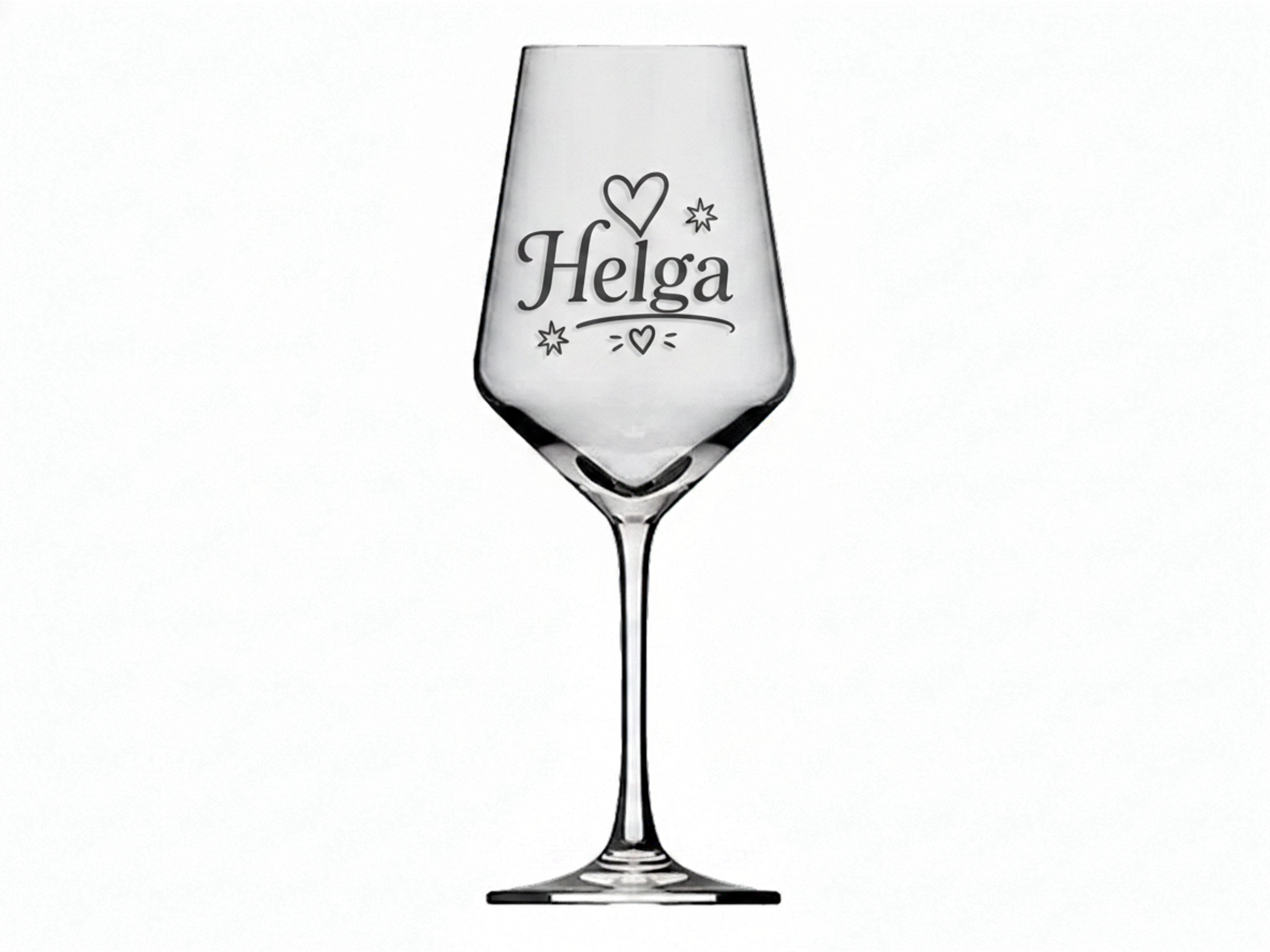 Valhalla 1x Weinglas Gravur Helga Namensglas 350ml spülmaschinenfest - Vorschau 6