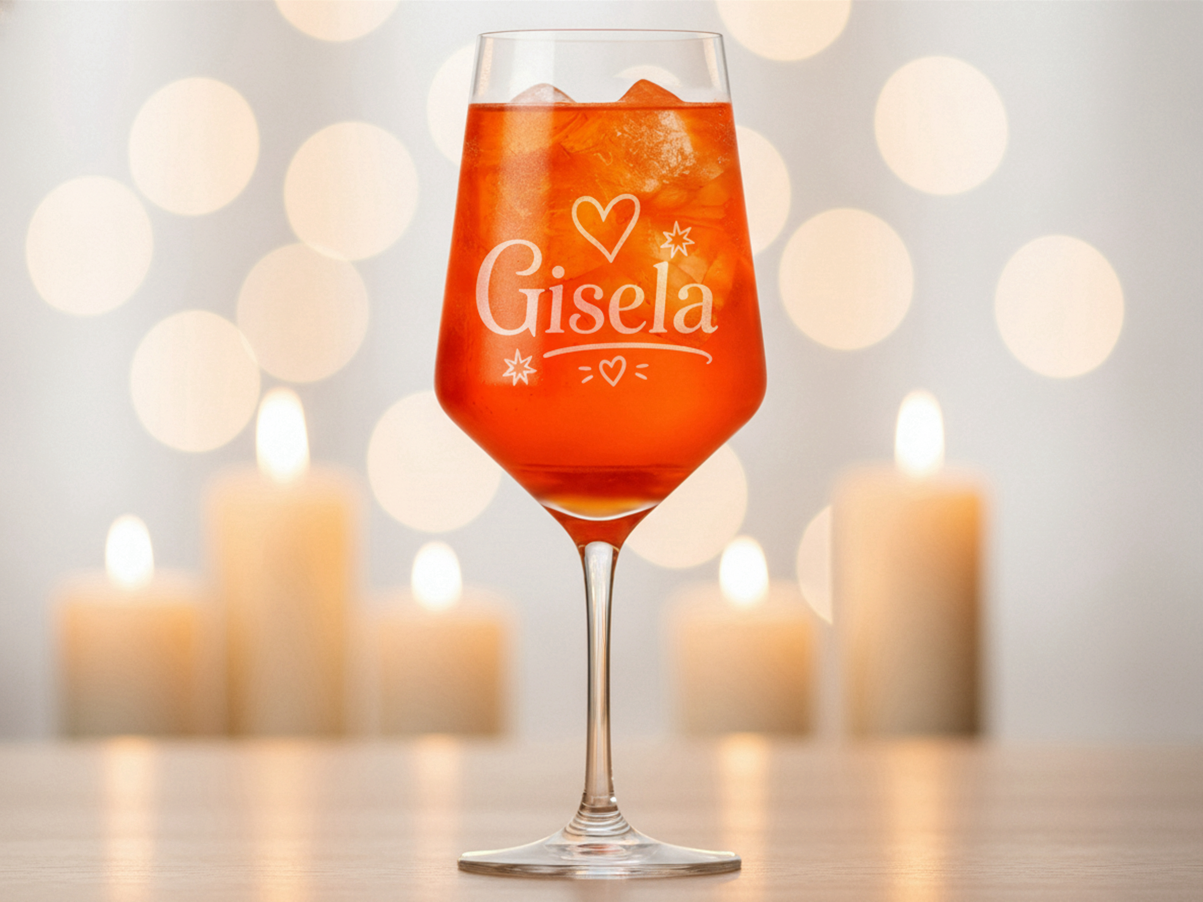 Valhalla 1x Weinglas Gravur Gisela Namensglas 350ml spülmaschinenfest - Vorschau 2