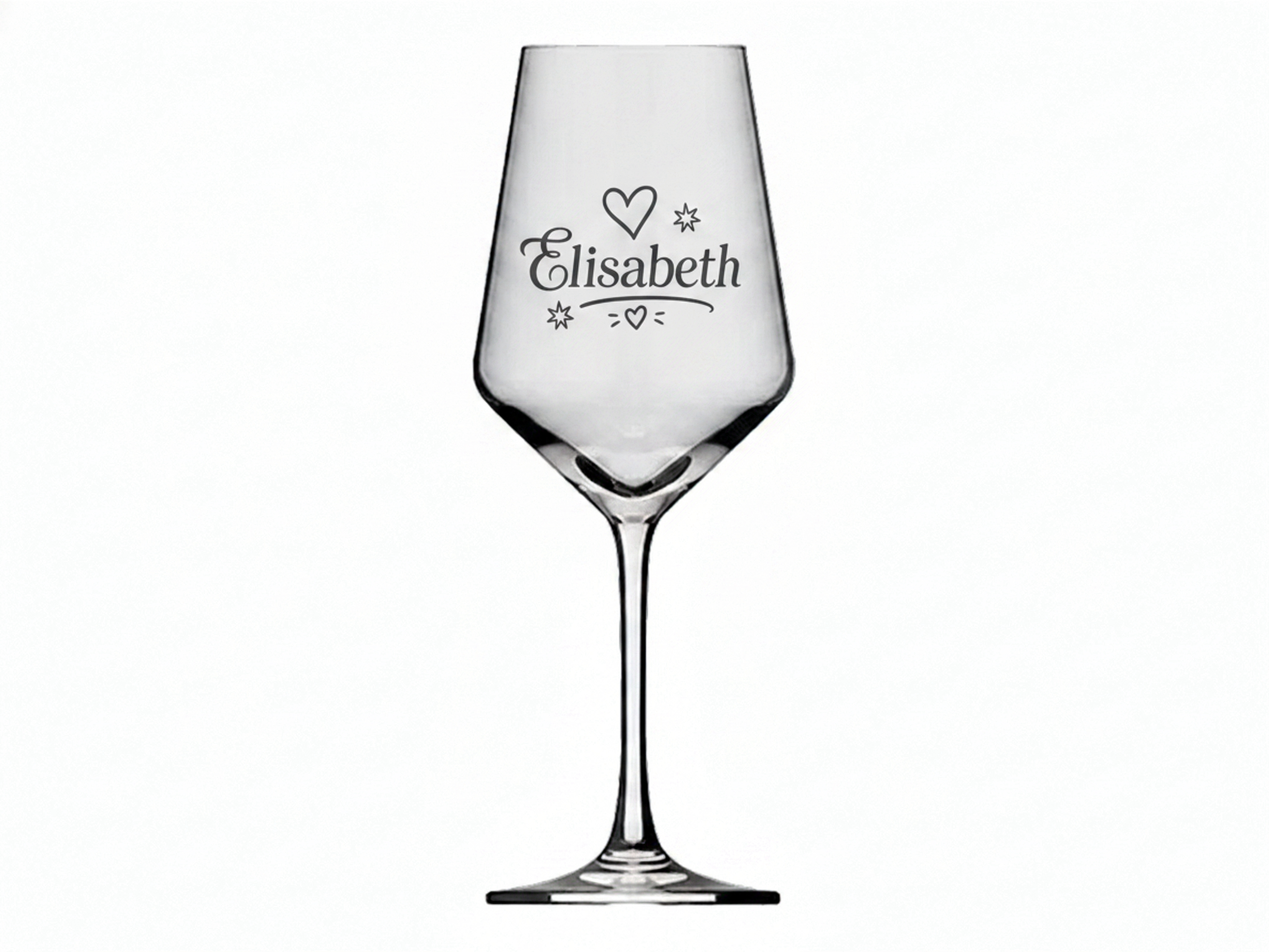 Valhalla 1x Weinglas Gravur Elisabeth Namensglas 350ml spülmaschinenfest - Vorschau 6