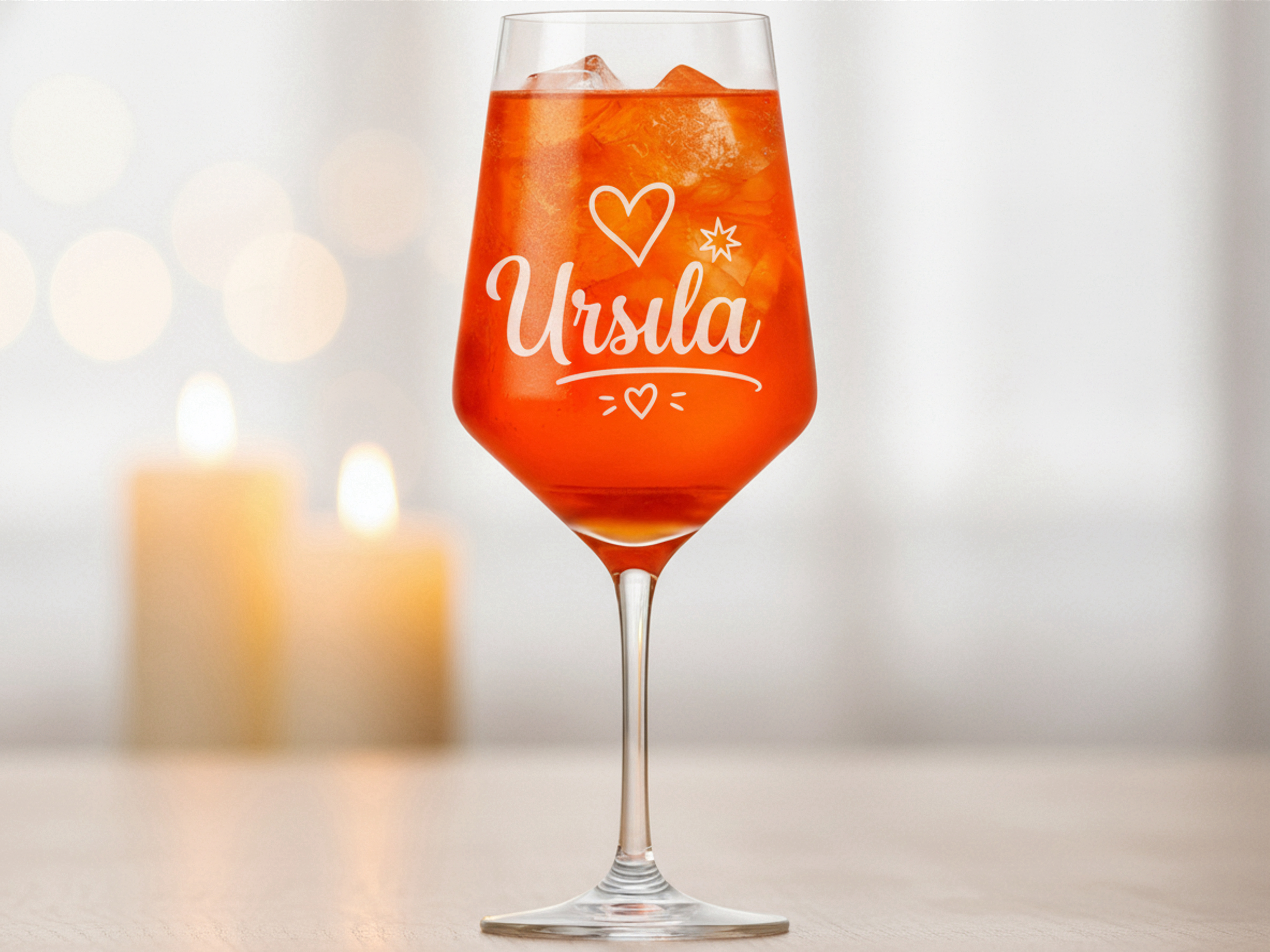 1x Weinglas Gravur Ursula Namensglas 350ml spülmaschinenfest und robust - Vorschau 2