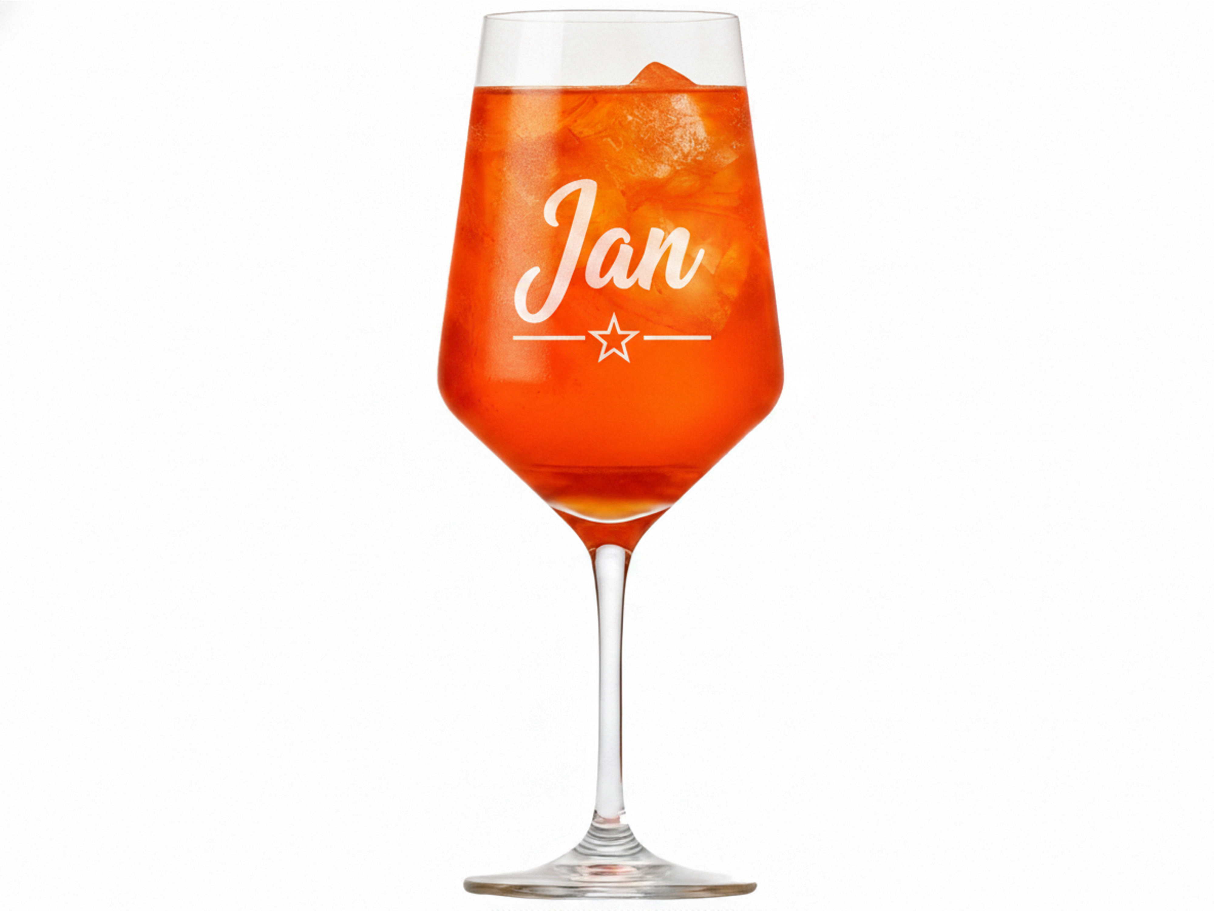 1x Weinglas Gravur Jan Namensglas 350ml spülmaschinenfest robust und stapelbar - Vorschau 5