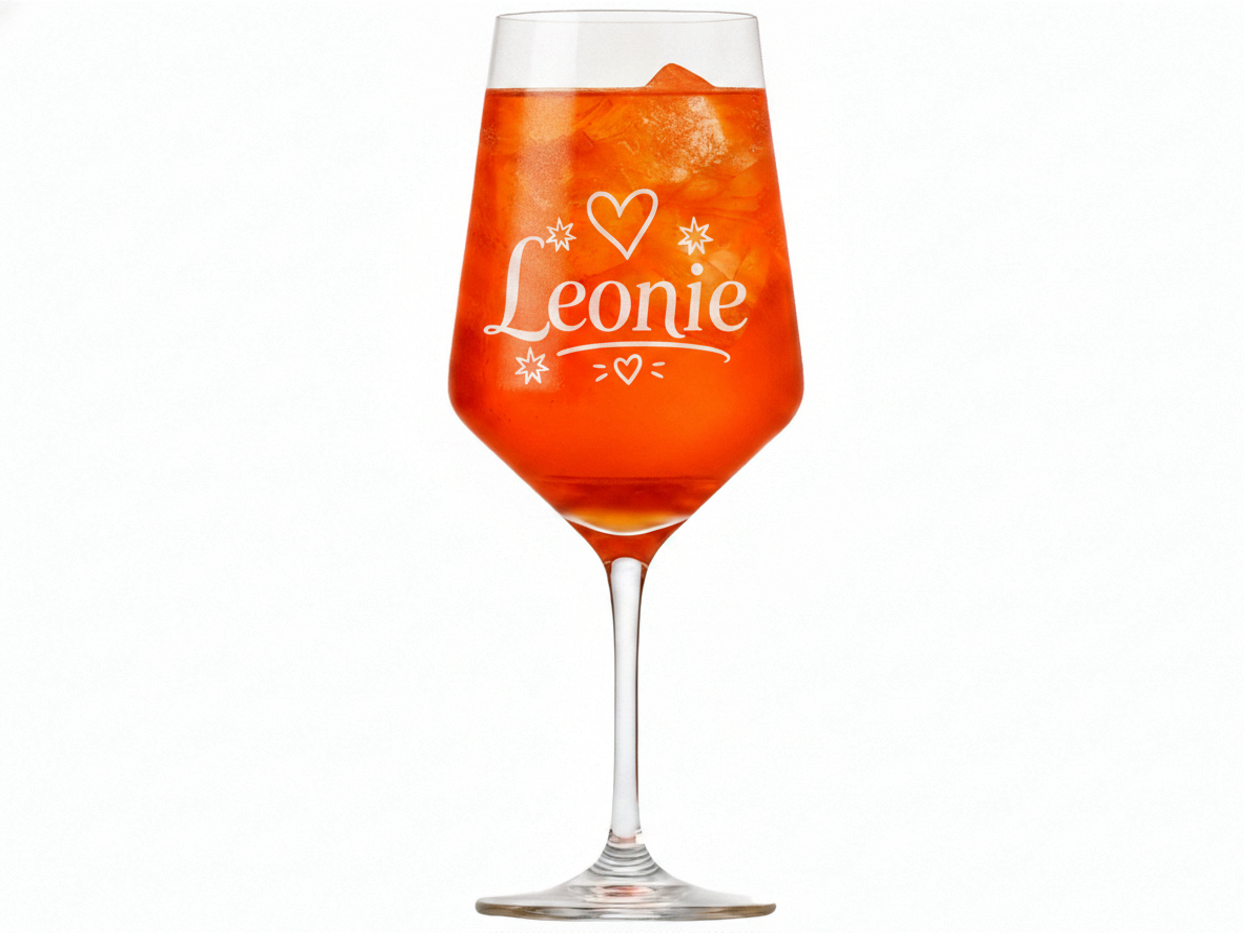 1x Weinglas Gravur Leonie Namensglas 350ml spülmaschinenfest und stilvoll - Vorschau 5