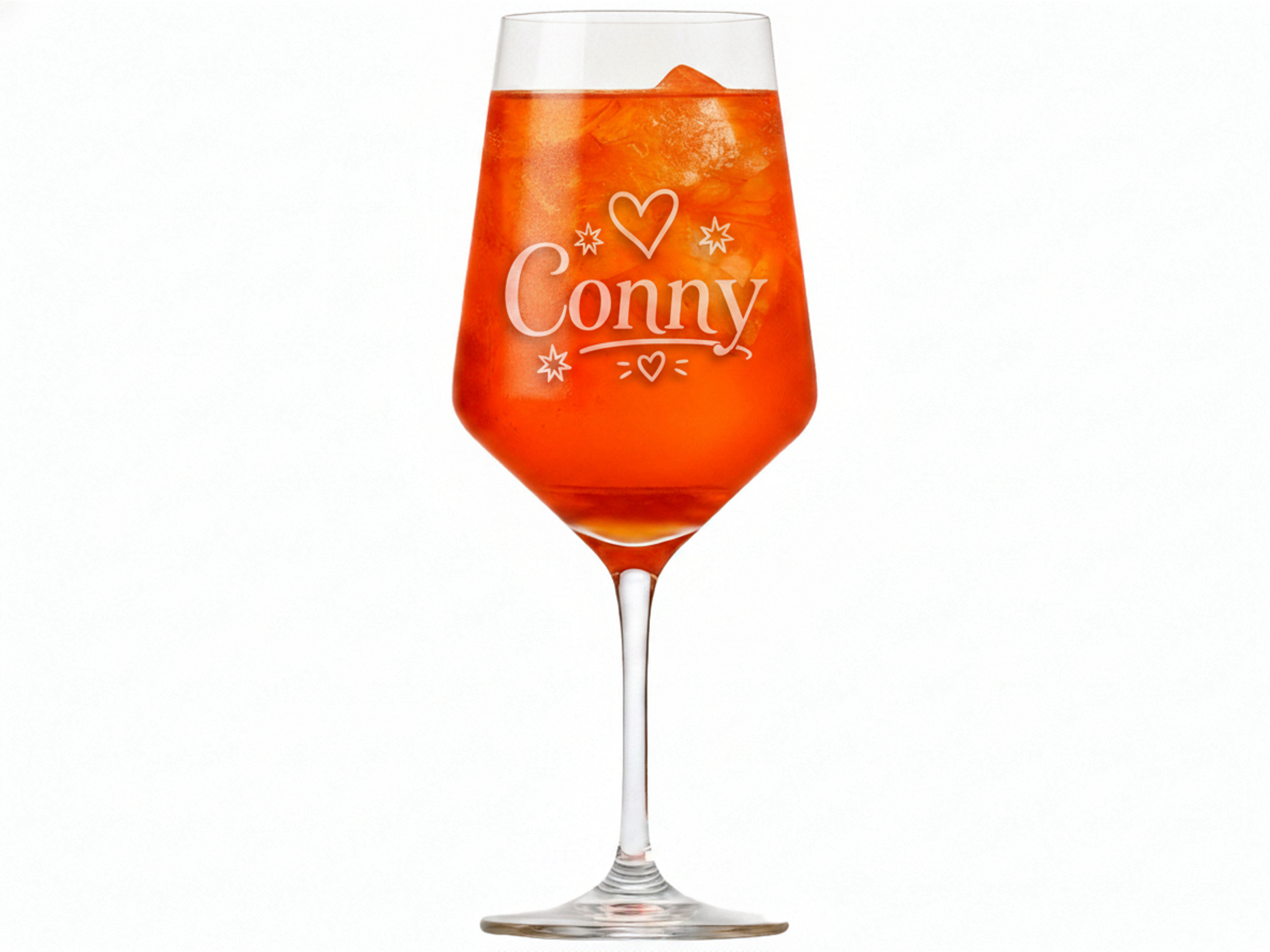 1x Weinglas Gravur Conny Namensglas 350ml spülmaschinenfest langlebig - Vorschau 5