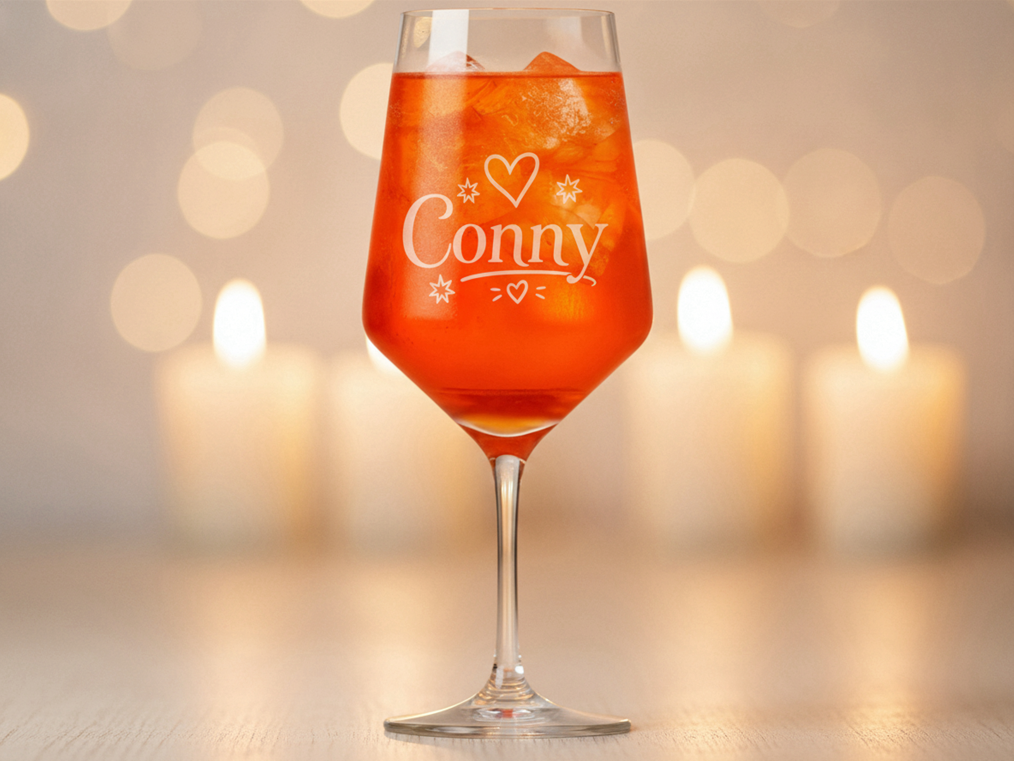 1x Weinglas Gravur Conny Namensglas 350ml spülmaschinenfest langlebig - Vorschau 2