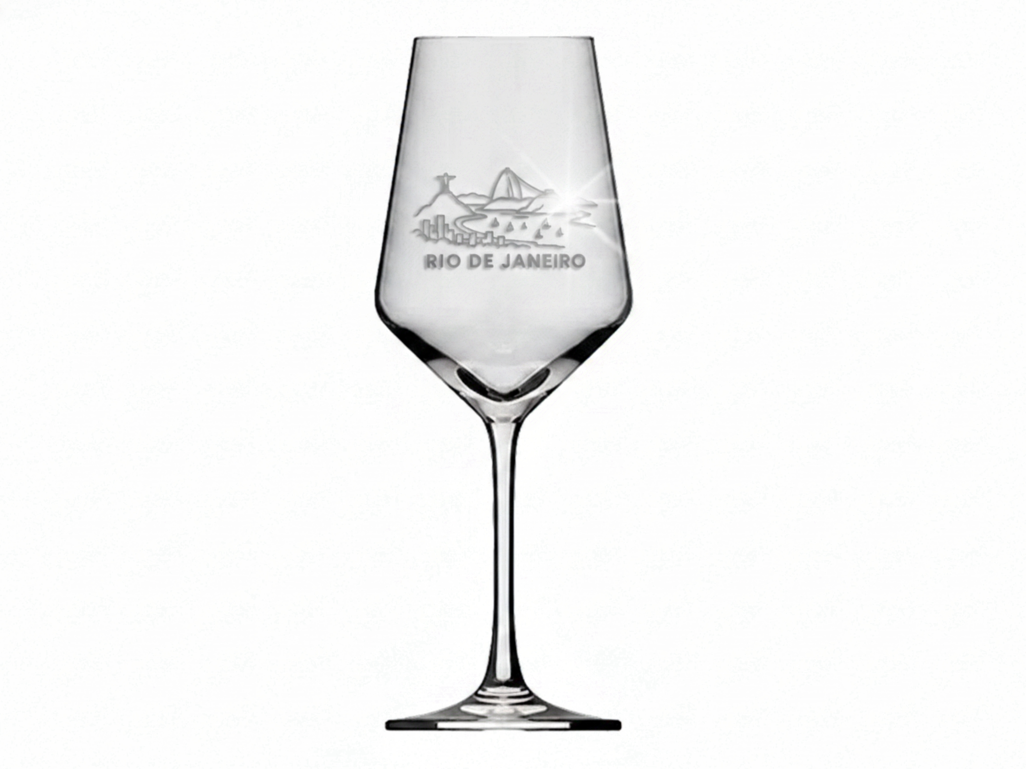 Weinglas Gravur Rio de Janeiro 350ml spülmaschinenfest und praktisch - Vorschau 6