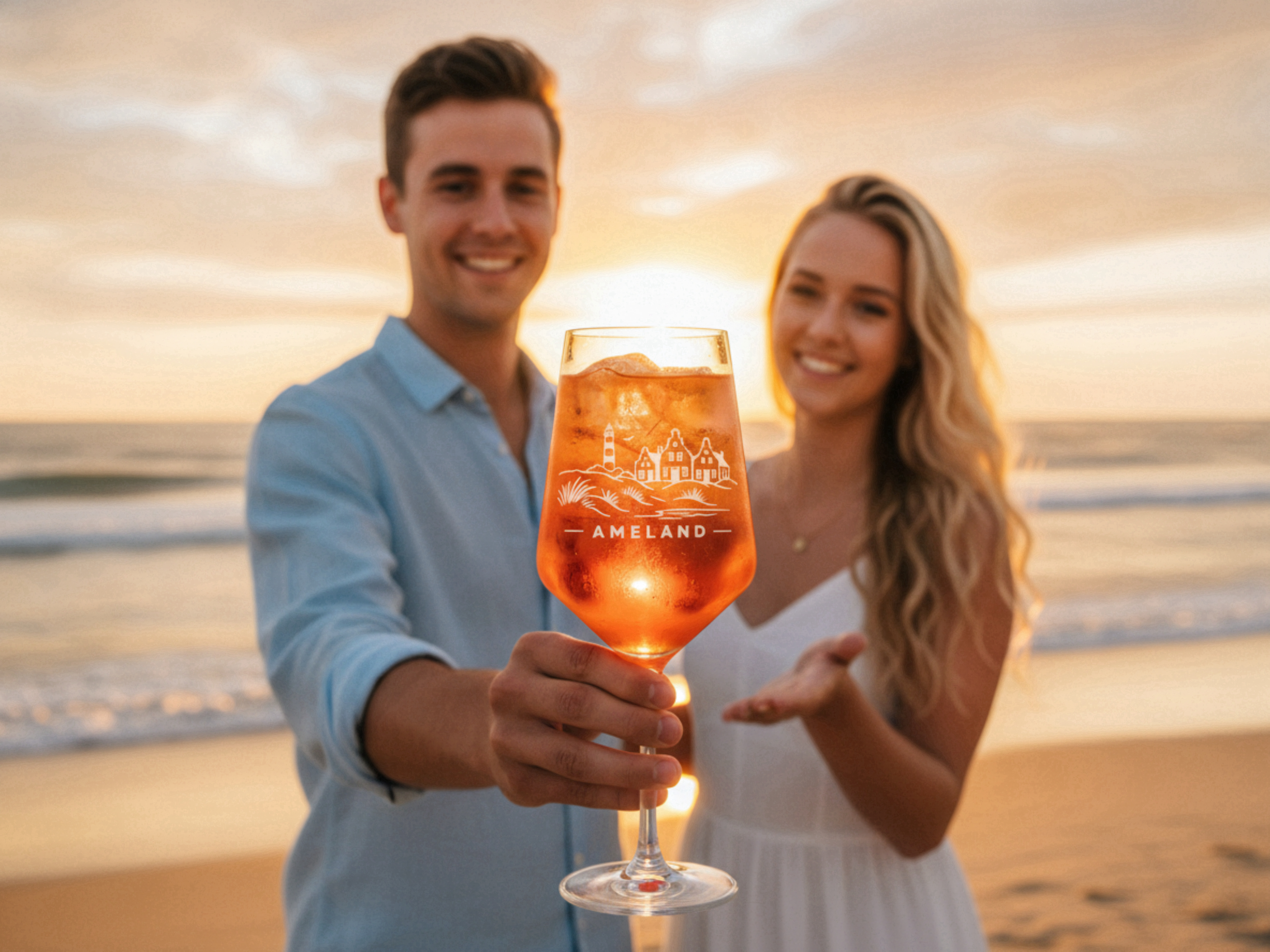 Weinglas Gravur Ameland 350ml spülmaschinenfest und robust für Weingenuss - Vorschau 4