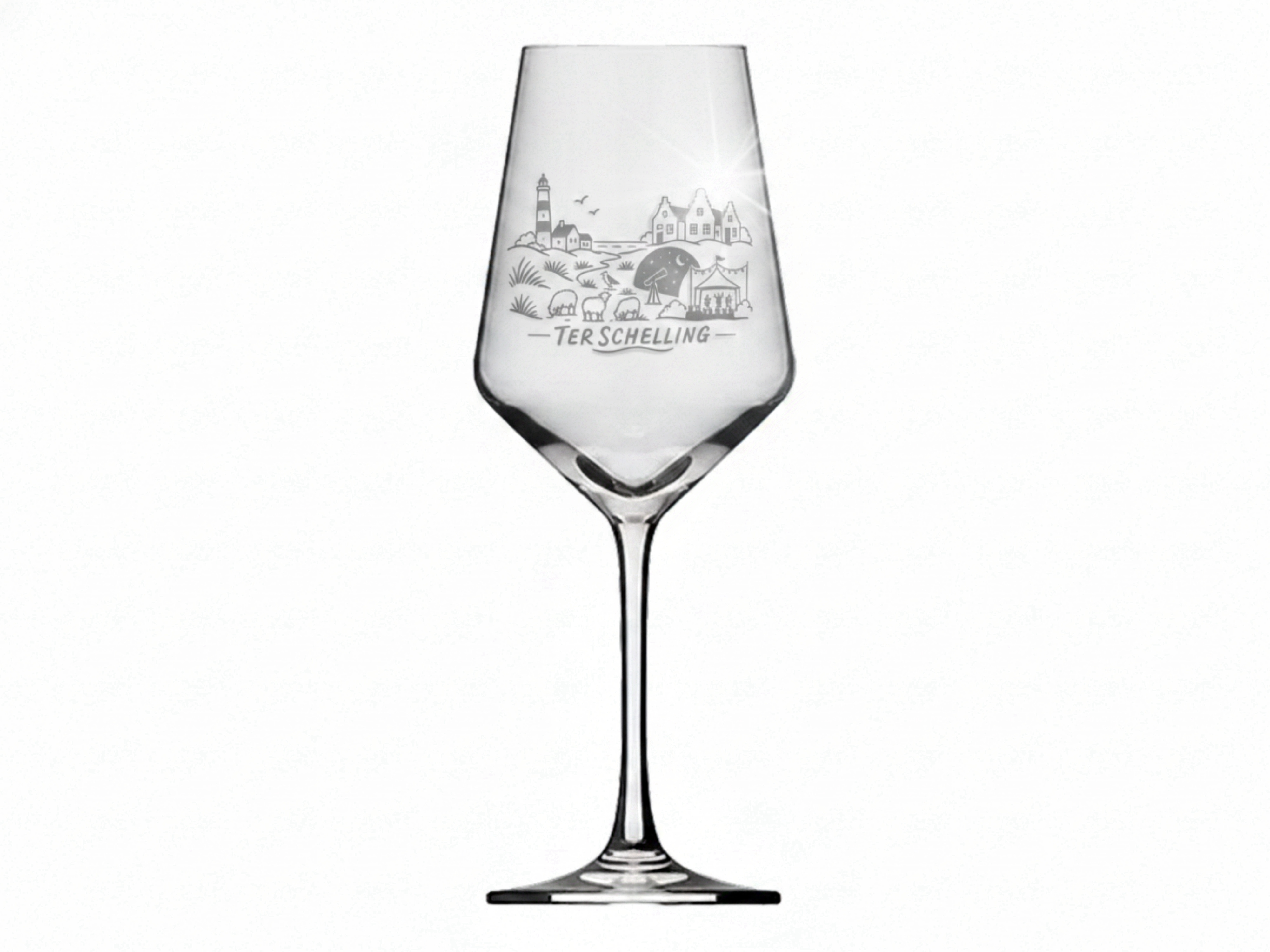 Weinglas Gravur Terschelling 350ml spülmaschinenfest robust und elegant - Vorschau 6