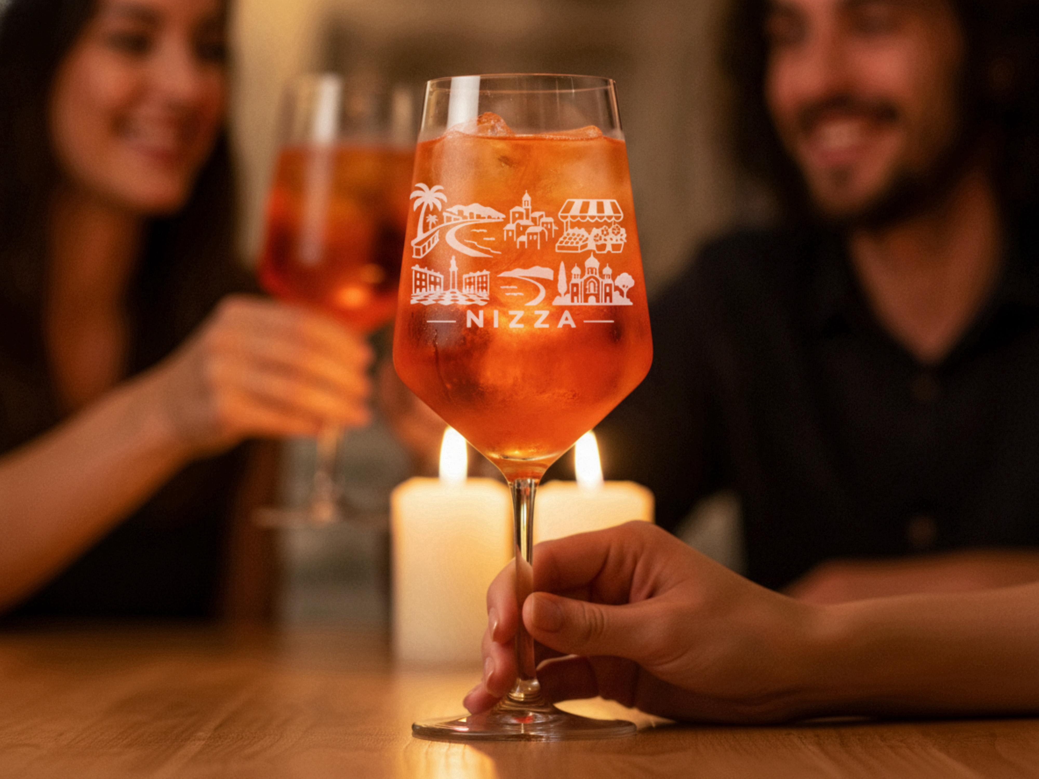 Weinglas Gravur Nizza 350ml spülmaschinenfest für Weingenießer - Vorschau 3
