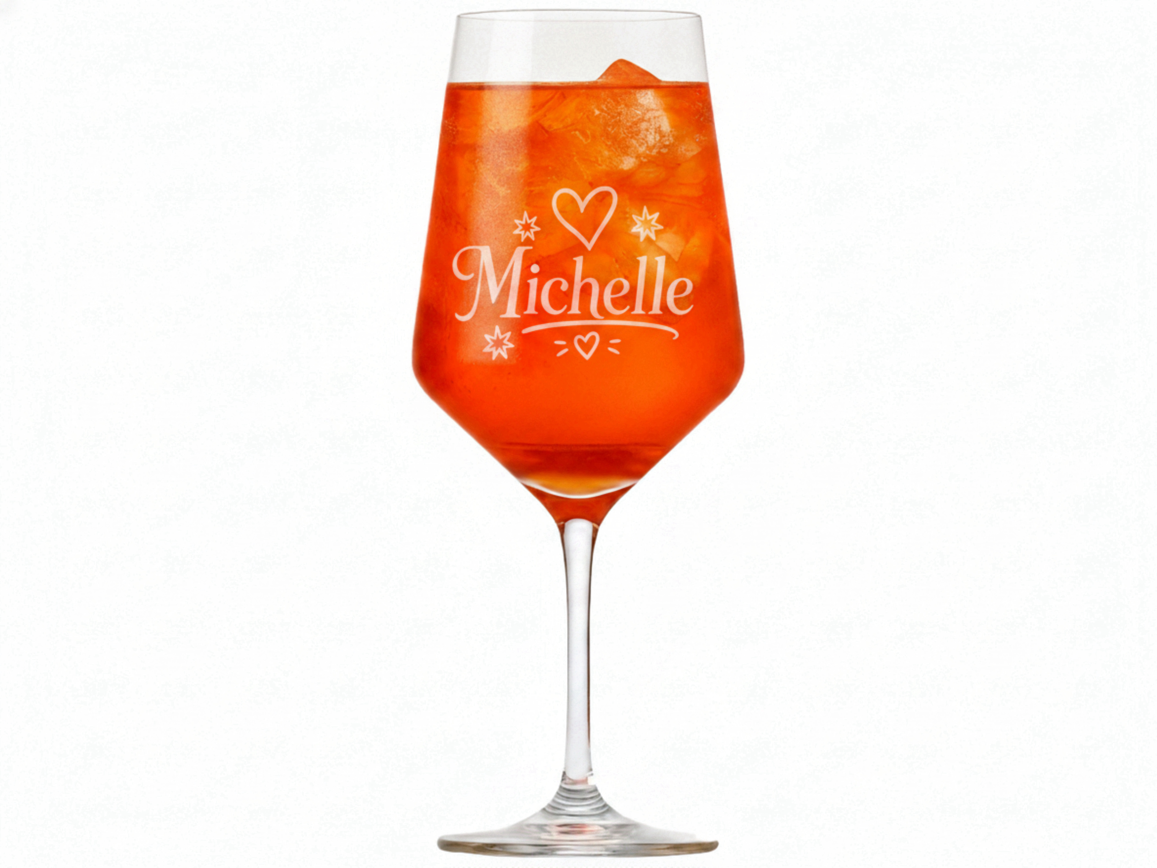 1x Weinglas Gravur Michelle Namensglas 350ml spülmaschinenfest langlebig - Vorschau 5