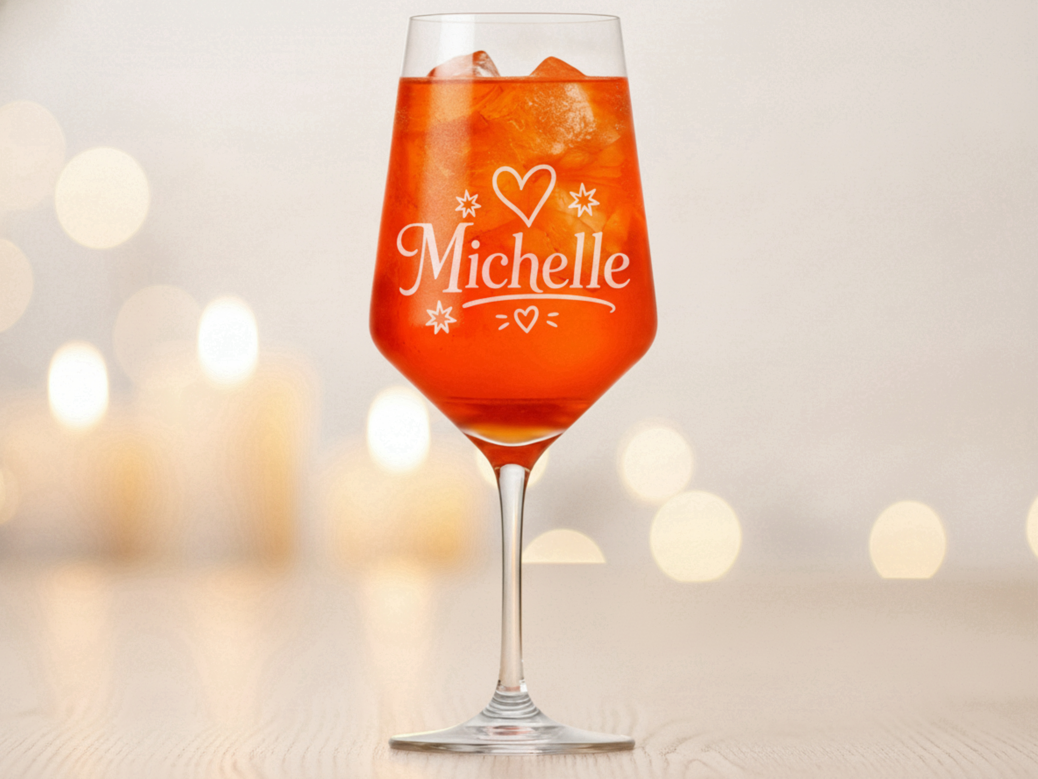 1x Weinglas Gravur Michelle Namensglas 350ml spülmaschinenfest langlebig - Vorschau 2