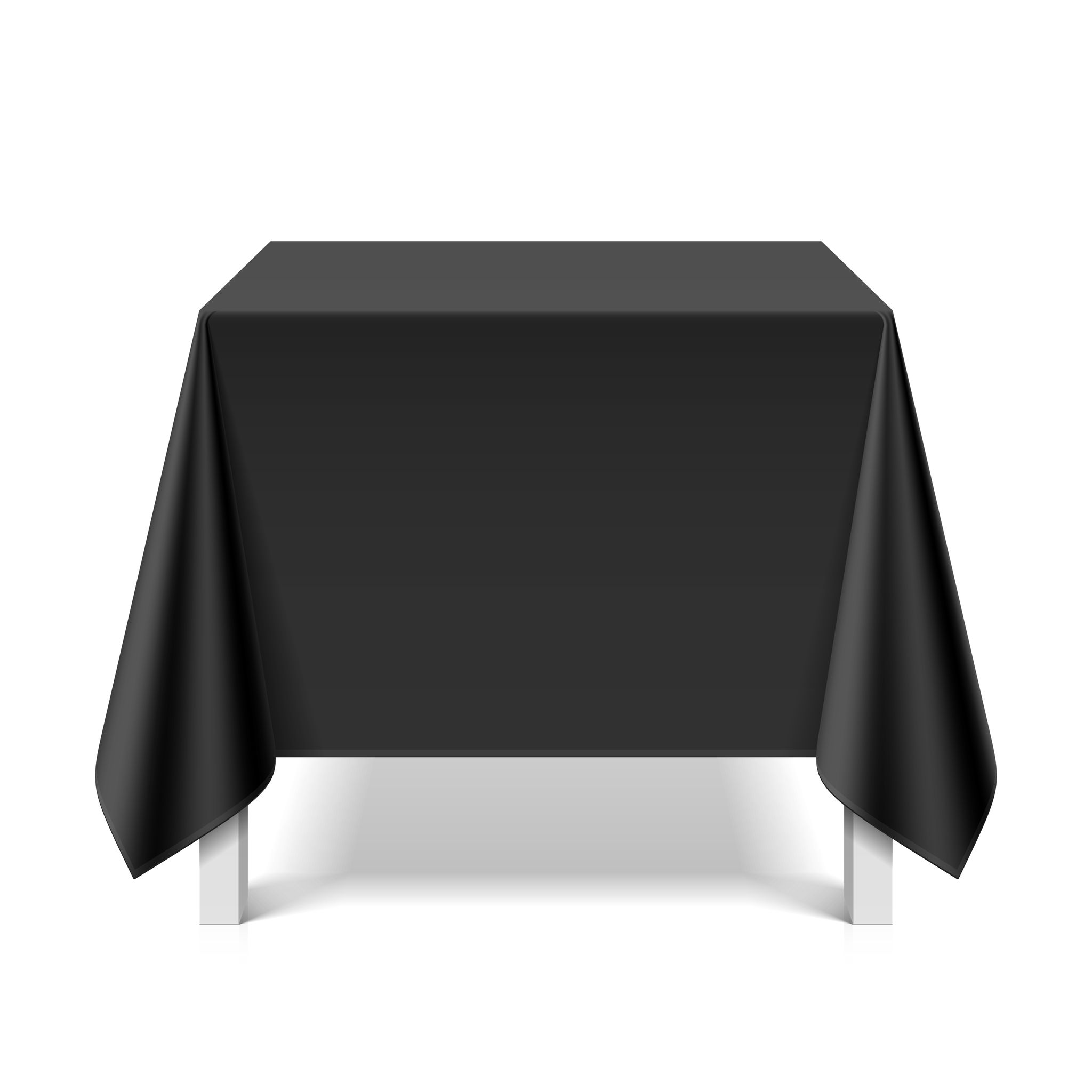 Tischdecke abwaschbar eckig Deko Vinyl schwarz 180x220cm wasserdicht pflegeleicht