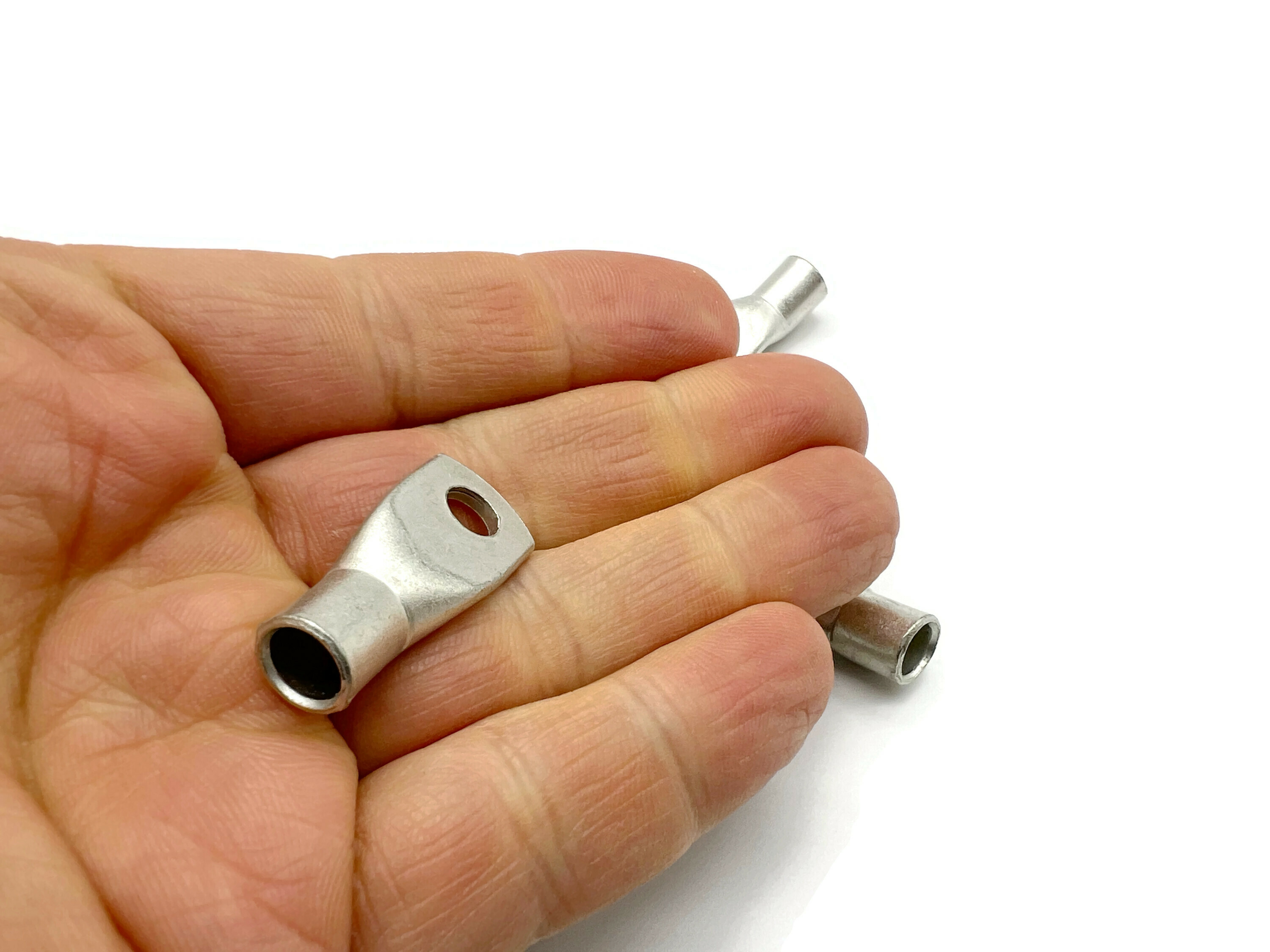 Kabelschuh 25mm² M6 4x Batteriekabel 50mm² ideal für Kupferkabelgeflecht hoher Sicherheit - Vorschau 4