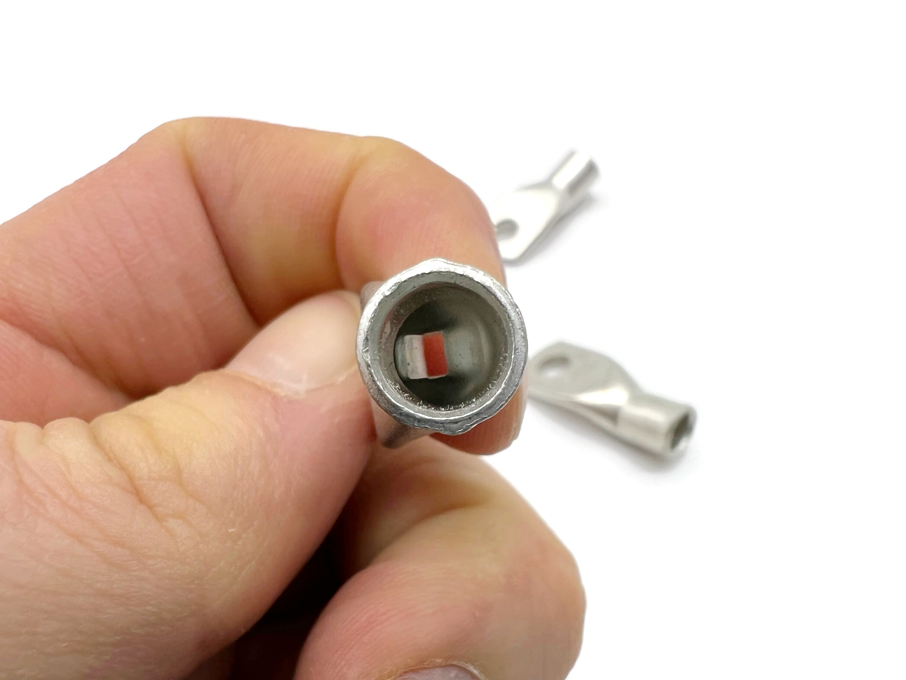 Kabelschuh 25mm² M6 4x Batteriekabel 50mm² ideal für Kupferkabelgeflecht hoher Sicherheit - Vorschau 5