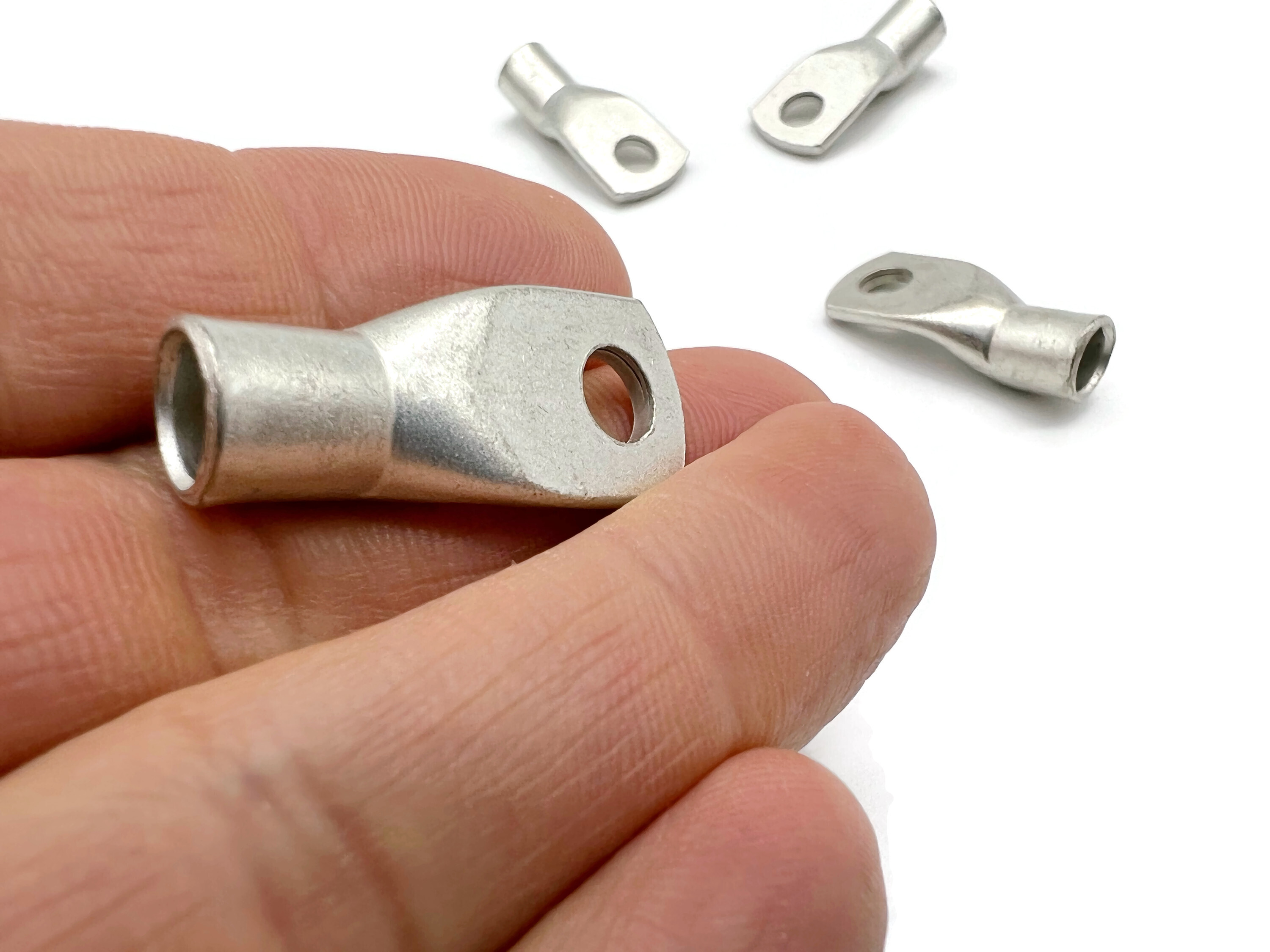 Kabelschuh 25mm² M6 4x Batteriekabel 50mm² ideal für Kupferkabelgeflecht hoher Sicherheit - Vorschau 6