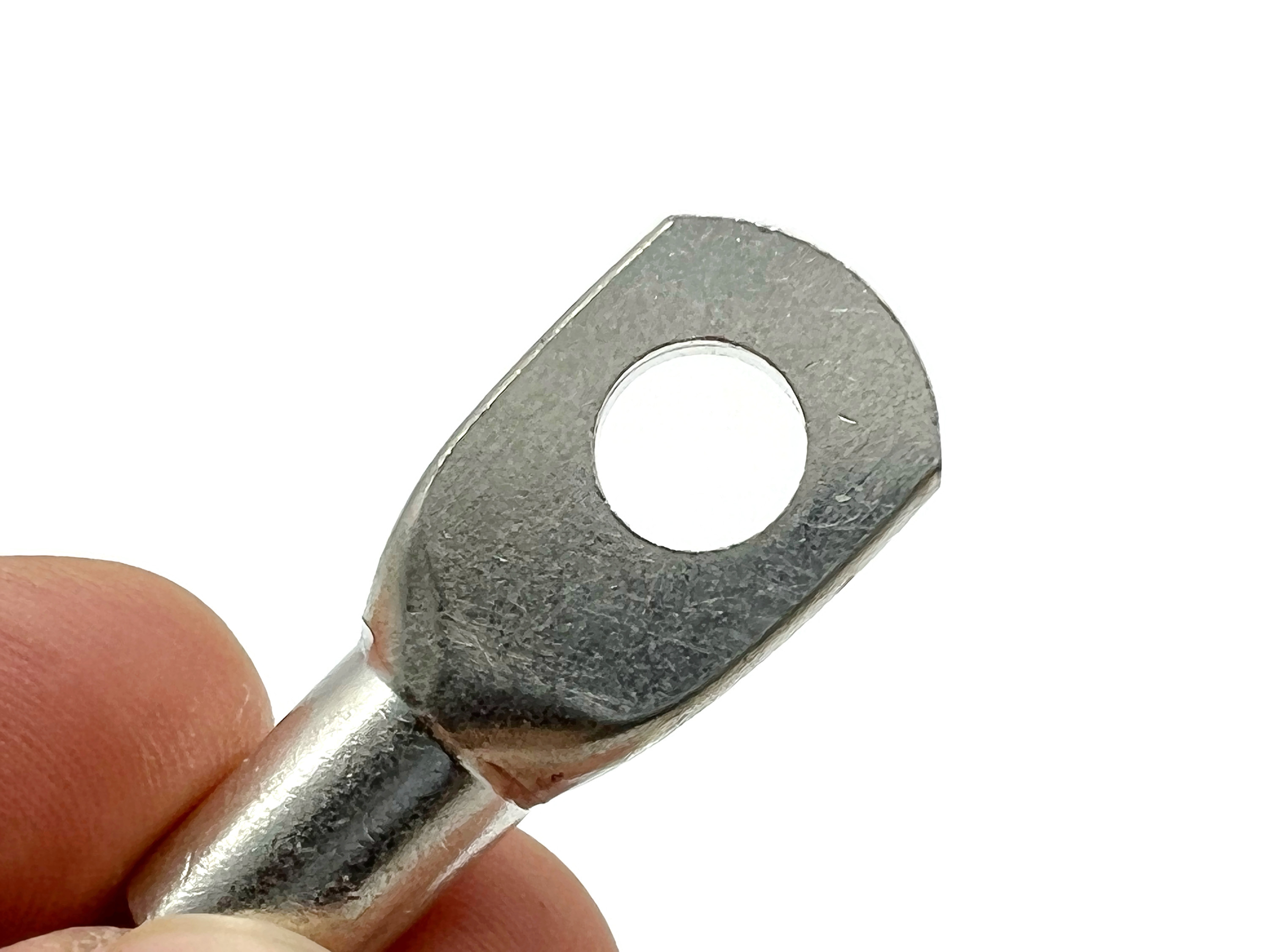 Kabelschuh 25mm2 M8 4x für Batteriekabel Kupferkabelgeflecht 5 6mm unverpresst - Vorschau 4