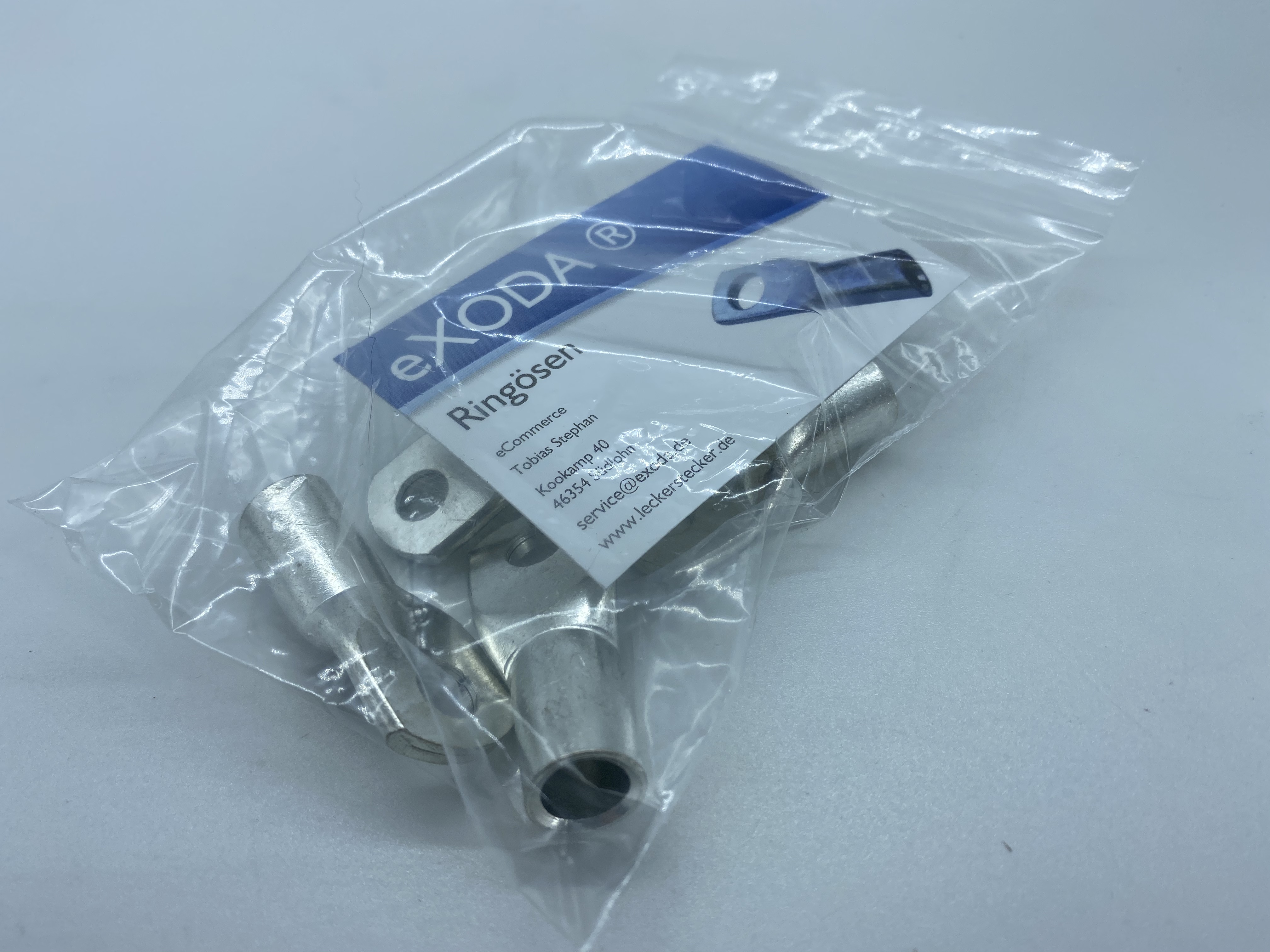 4x Kabelschuh 50mm² M8 für Batteriekabel optimale Kupferverbindungen ohne PVC Mantel - Vorschau 6
