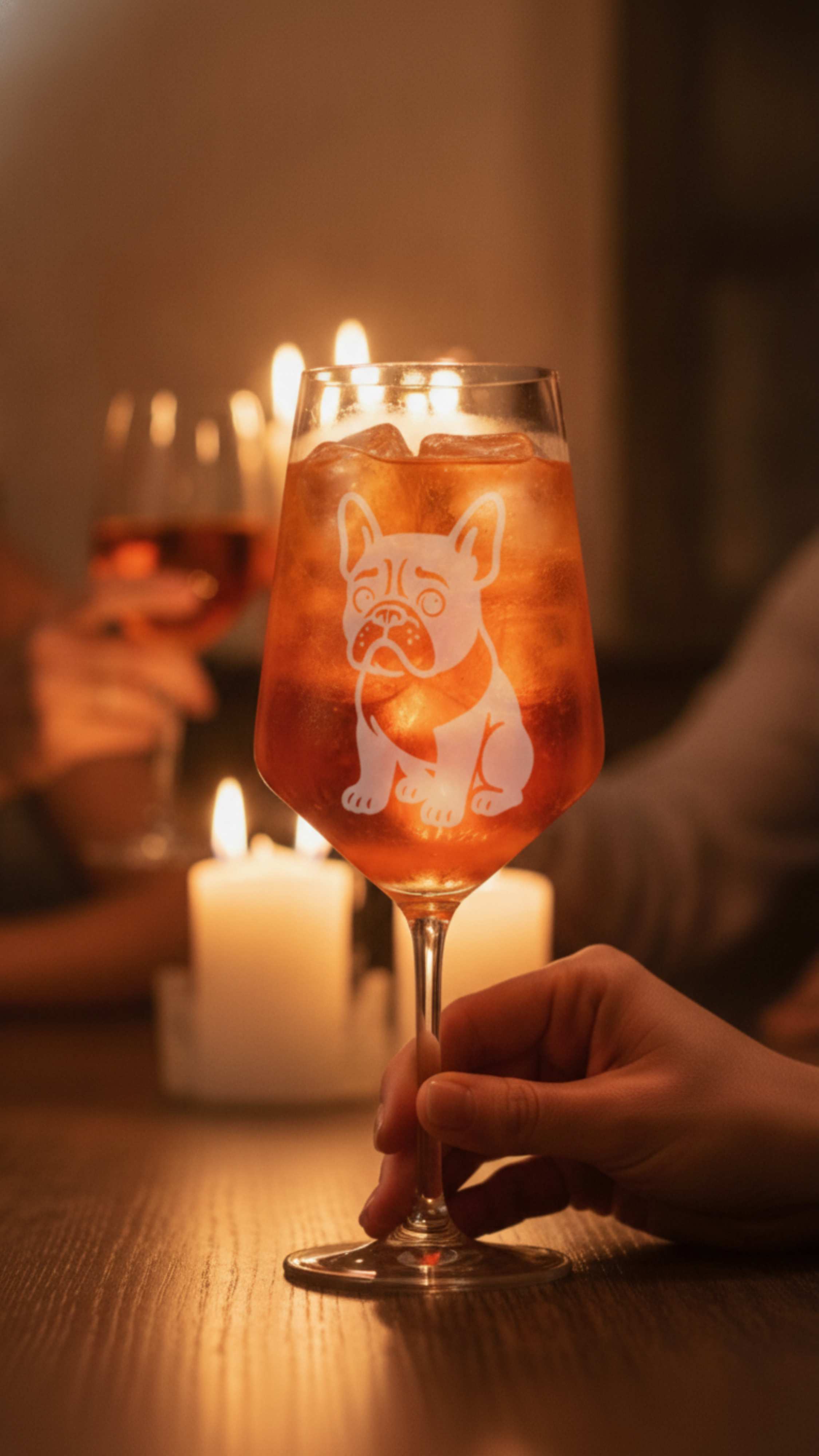 1x Weinglas Gravur Französische Bulldogge 350ml spülmaschinenfest für Hundeliebhaber - Vorschau 11