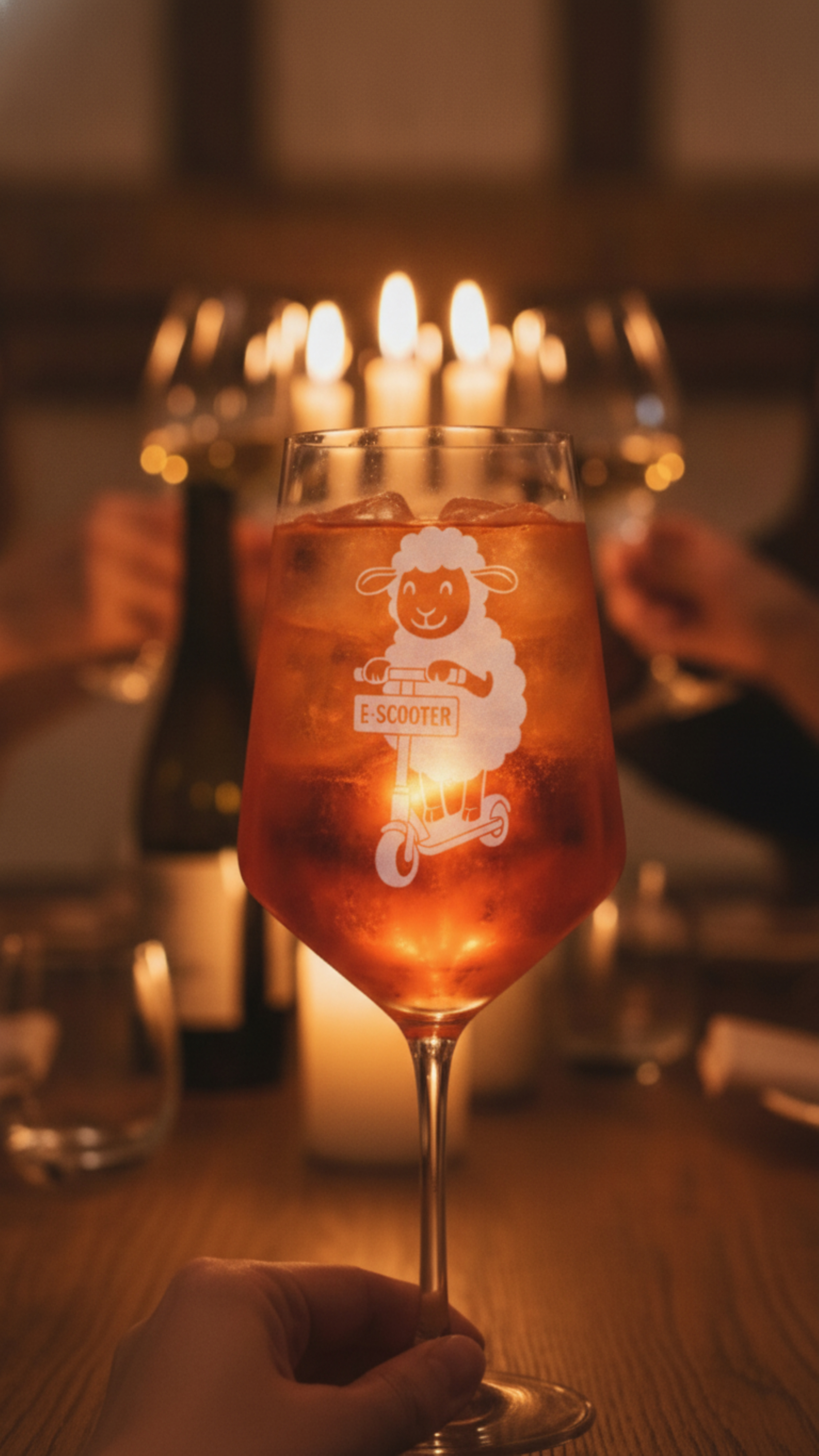 Weinglas Gravur Puppa Schaf E-Scooter Bier 350ml spülmaschinenfest für gesellige Abende - Vorschau 11