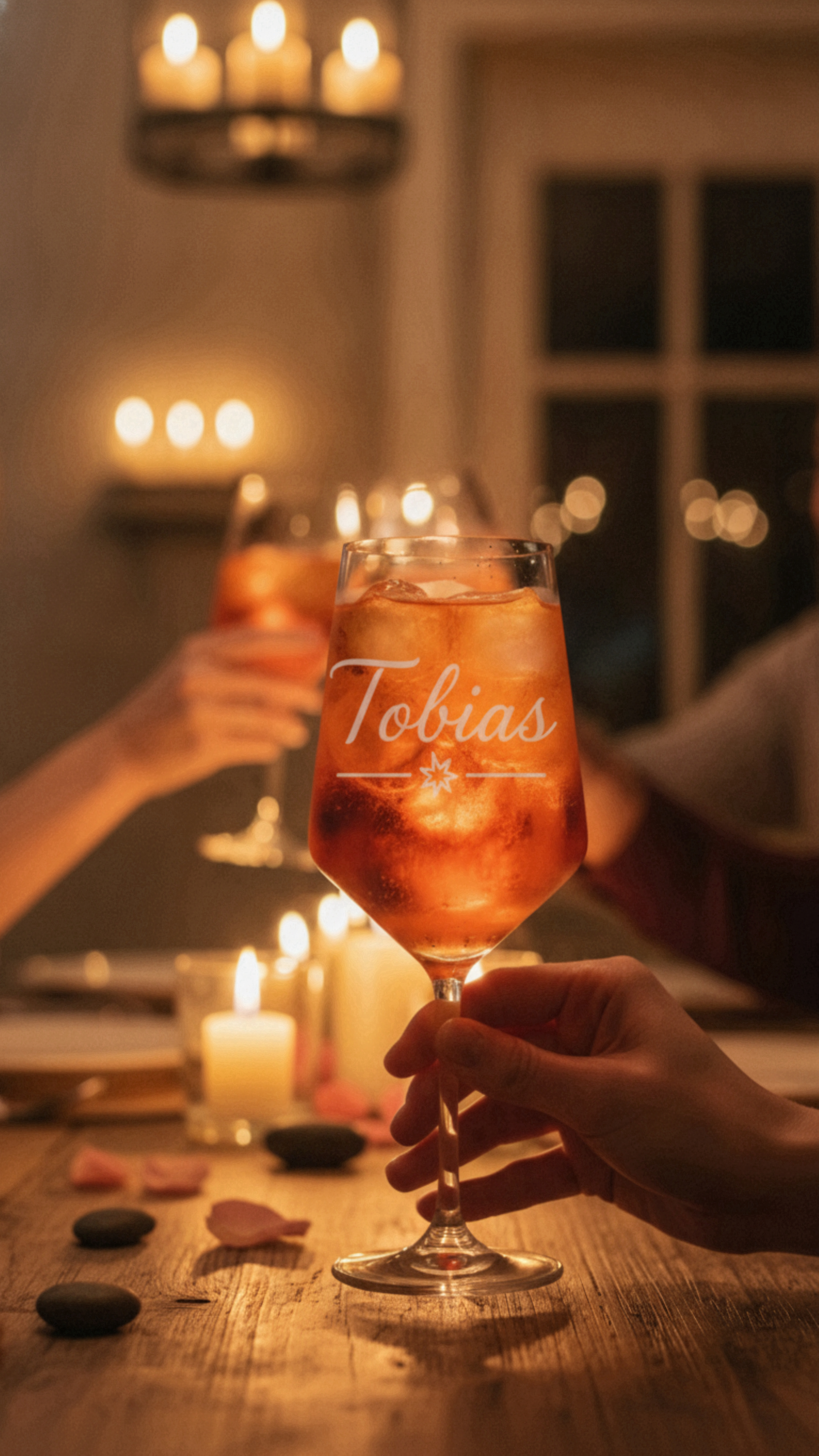 1x Weinglas Gravur Tobias Namensglas 350ml spülmaschinenfest stabil - Vorschau 11