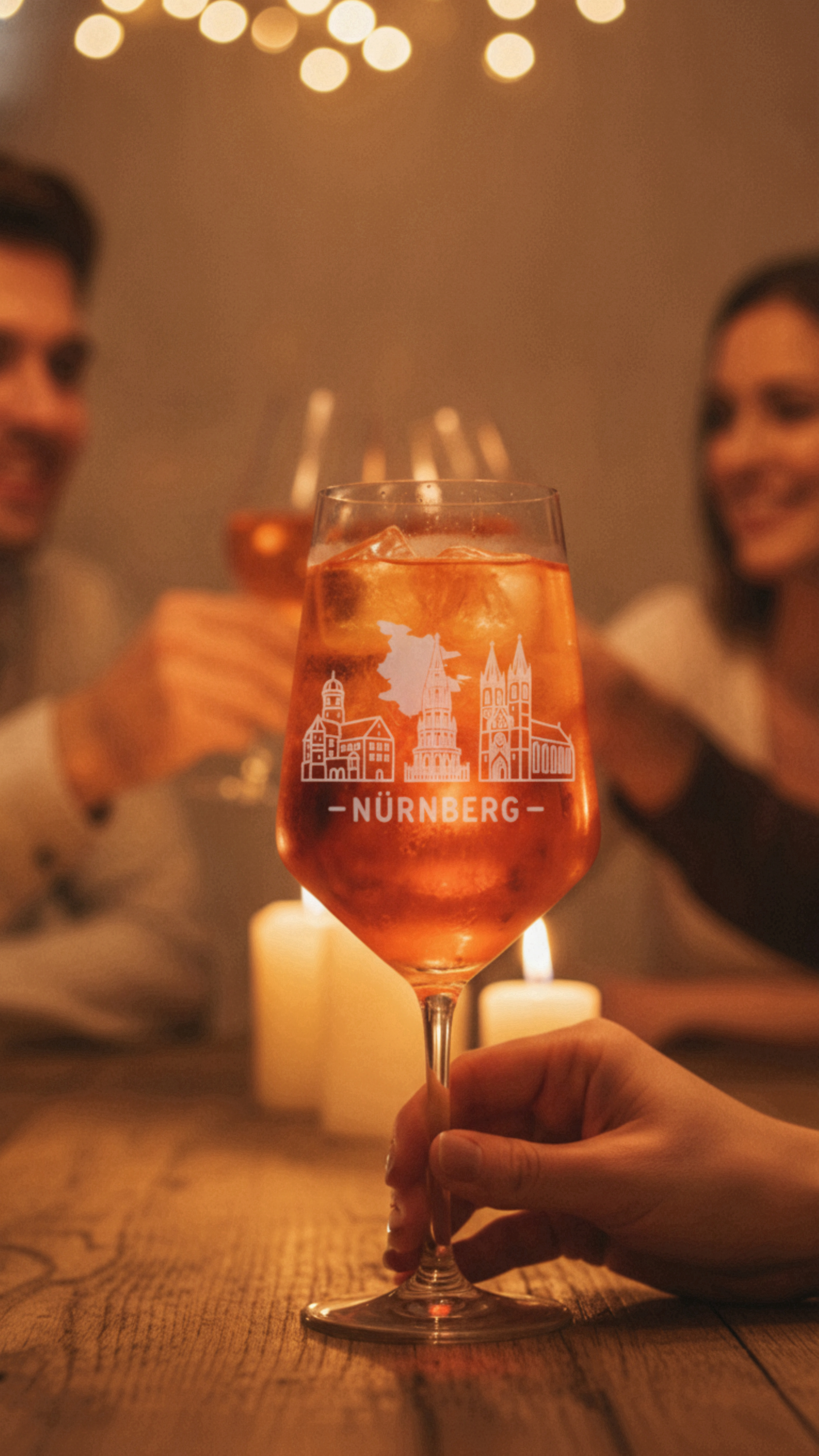 Weinglas Gravur Nürnberg 350ml spülmaschinenfest und robust - Vorschau 12