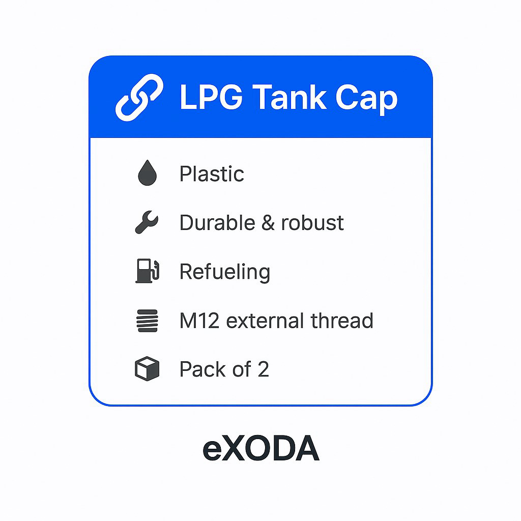 LPG Tankdeckel M12 Kunststoff Neon Staubschutz 2 Stk Steviedeckel für LPG-Tanks - Vorschau 6