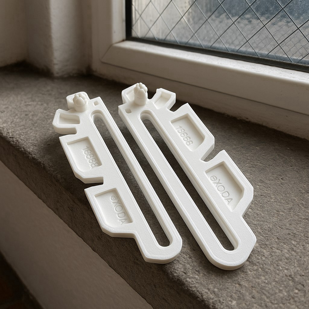 2x Kippschere Set für MEA Kellerfenster 41 A 290 41 A 291 robuste Konstruktion in Weiss - Vorschau 7