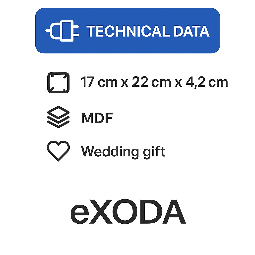 Spardose Brautpaar MDF Flitterwochengeld Händchen haltend ideales Hochzeitsgeschenk - Vorschau 6