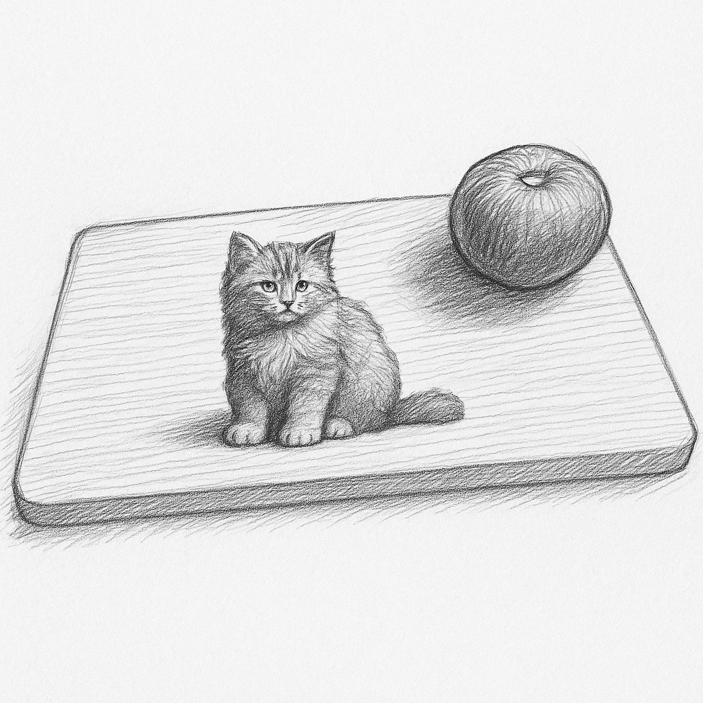 Frühstücksbrettchen Katze Motiv aus Buchenholz langlebiges Vesperbrett mit Design - Vorschau 6