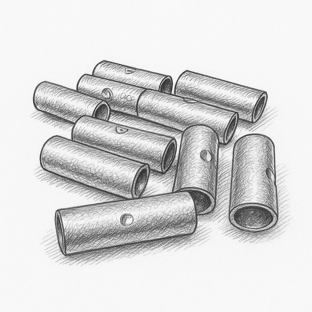 Stossverbinder 35mm² 10 Stück zum Verpressen und Löten von Kabel mit Kupfergeflecht - Vorschau 7