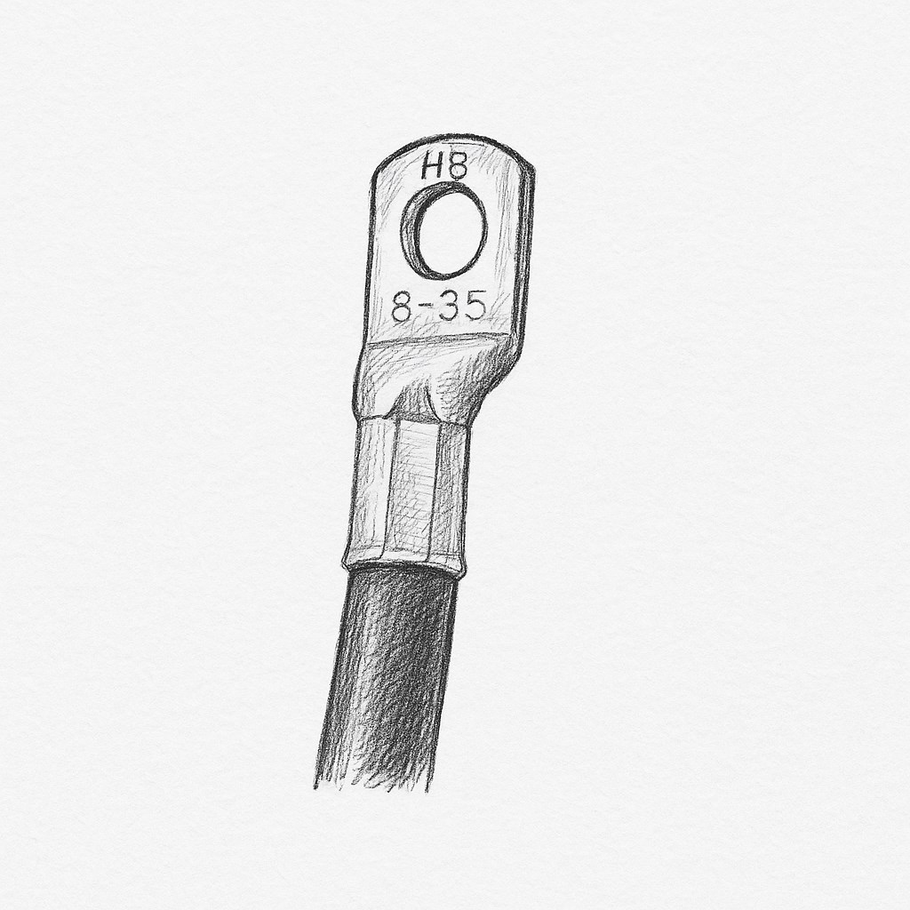 Batteriekabel 35 mm² 200cm M8 Kabelschuhe Schwarz hochwertiges Kupferkabel für Auto Boot Motorrad - Vorschau 6