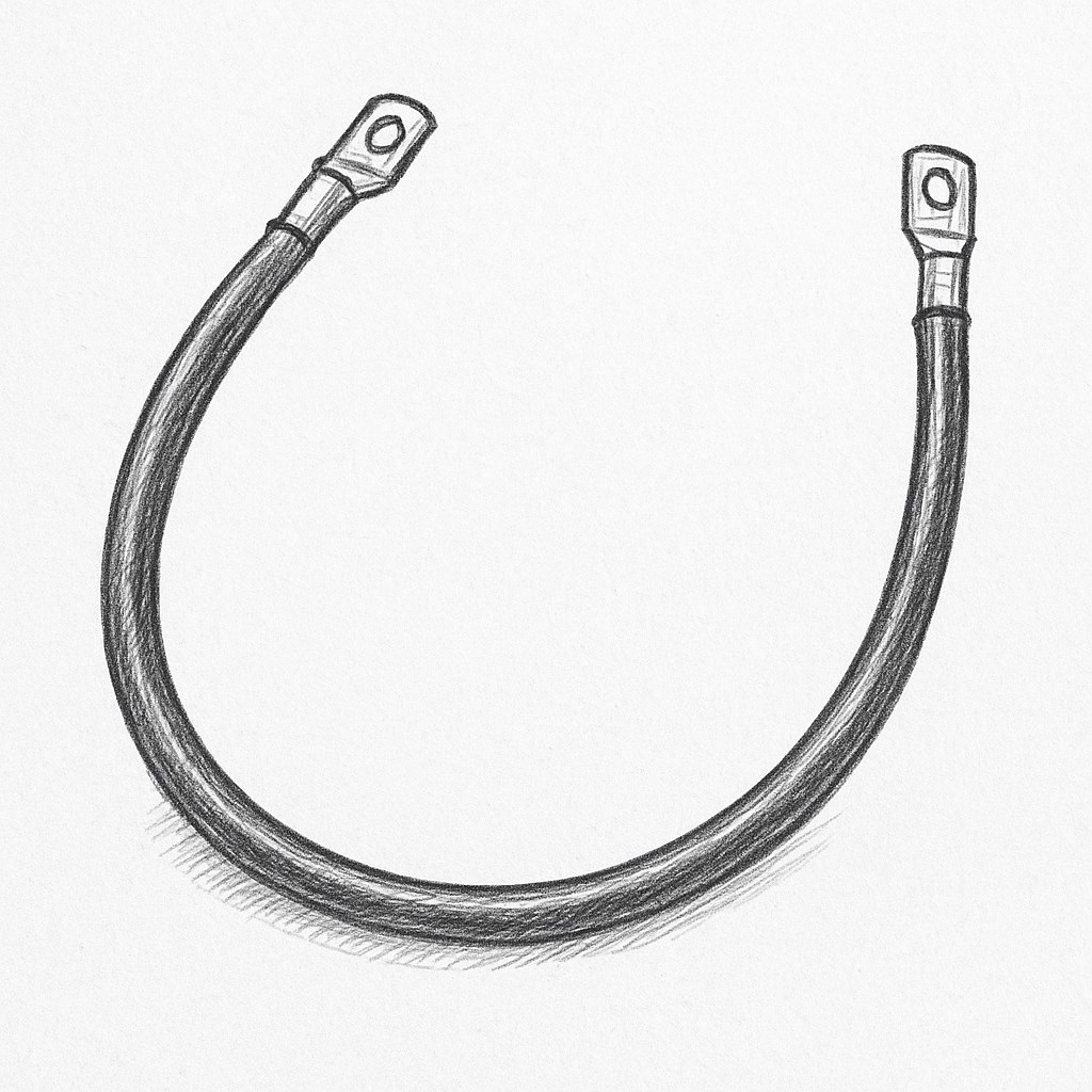 Hochleistungsbatteriekabel 50 mm² 50cm M10 Schwarz flexibel ideal für Autos Motorräder Boote - Vorschau 6