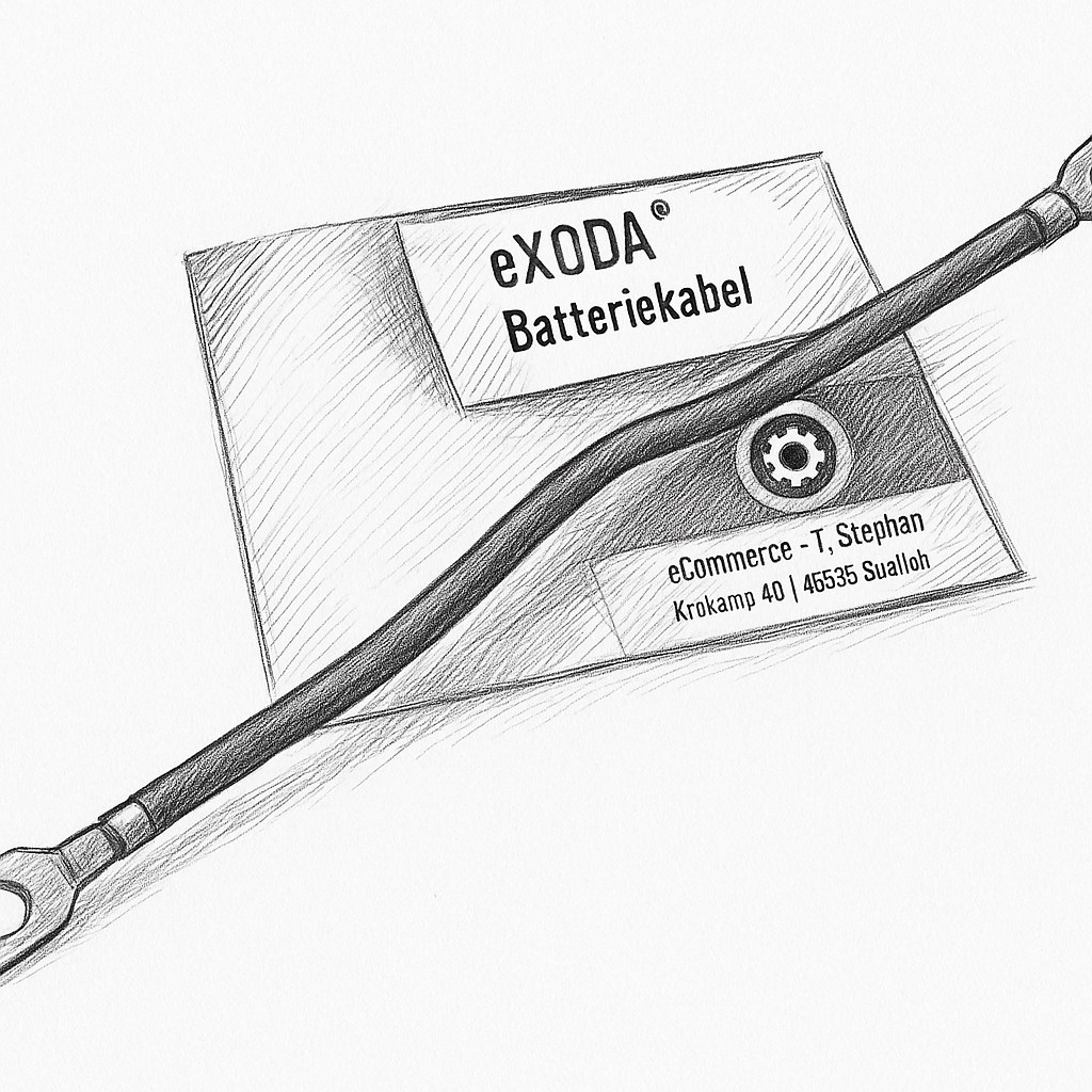 Batteriekabel 25 mm² 30cm mit M6 Kabelschuhen Schwarz für Auto Boot Motorrad flexibel - Vorschau 7