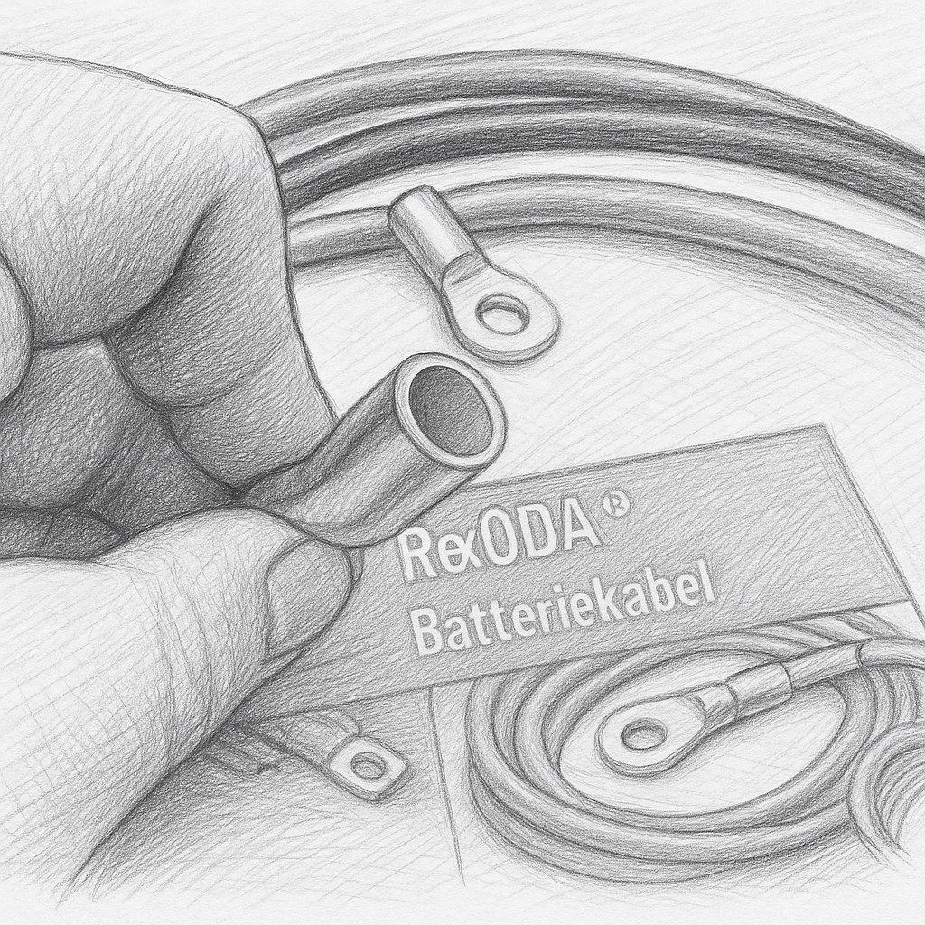 70mm2 Batteriekabel Set 2m Rot Schwarz 4x M8 Kabelschuh für zuverlässige Verbindungen - Vorschau 7