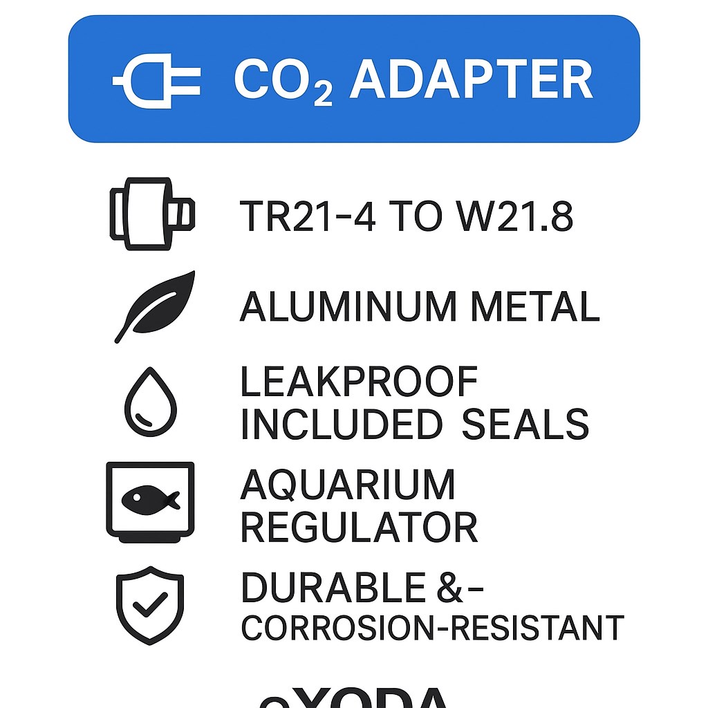 CO2 Zylinder Adapter TR21-4 bis W21.8 für Bier Zapfanlage Druckminderer langlebig - Vorschau 7