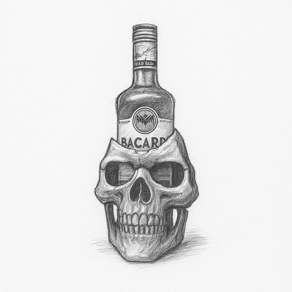 Flaschenhalter Totenkopf - dekorative Skulptur für Getränke bis 85 mm Höhe 18 cm - Vorschau 7