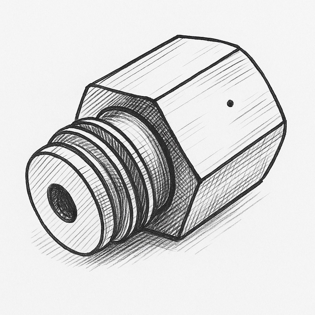 CO2 Zylinder Adapter TR21-4 0.825-14 für Aluminium Kohlensäurezylinder mit Dichtungsringen - Vorschau 7