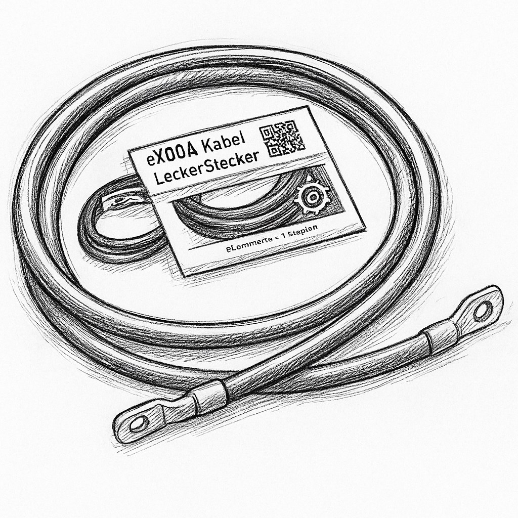 Batteriekabel 50 mm² 2,5m M10 Kabelschuhe Schwarz flexibel 99 Prozent Kupfer PVC Mantel - Vorschau 7