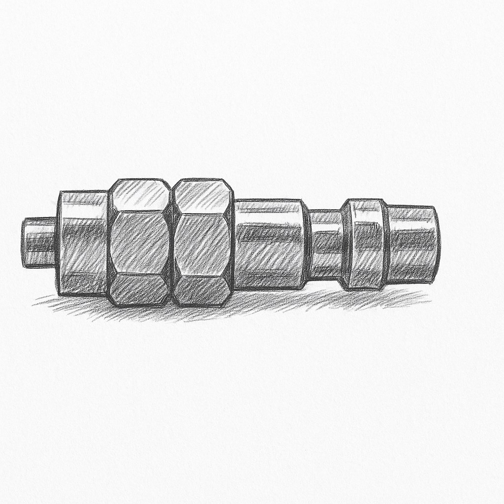 HPA Schnellkupplungsstecker 6,35 mm für Airsoft - Robuster Stecker schnell verbinden ohne Werkzeug - Vorschau 7