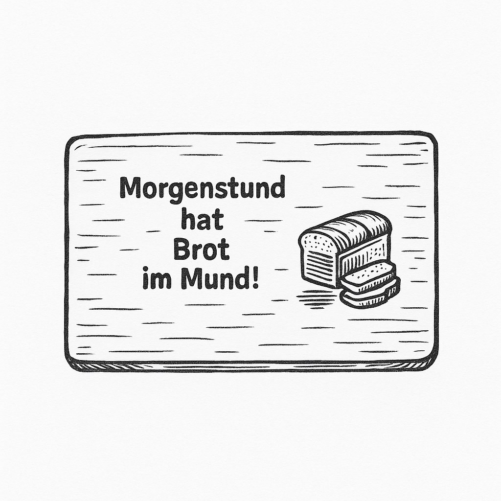 Frühstücksbrettchen aus Buchenholz mit Brot-Motiv langlebig und hitzebeständig - Vorschau 7